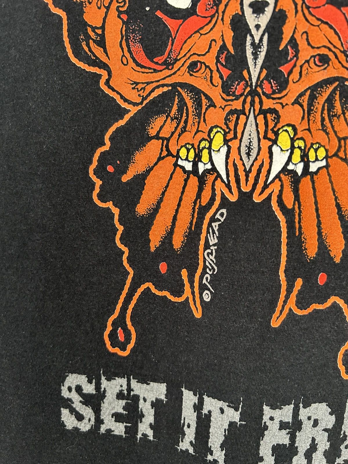 LLICA ST. ANGER Tシャツ vintage pushead Vintage Metallica St. Anger Tour Pushead Rock Band Concert T