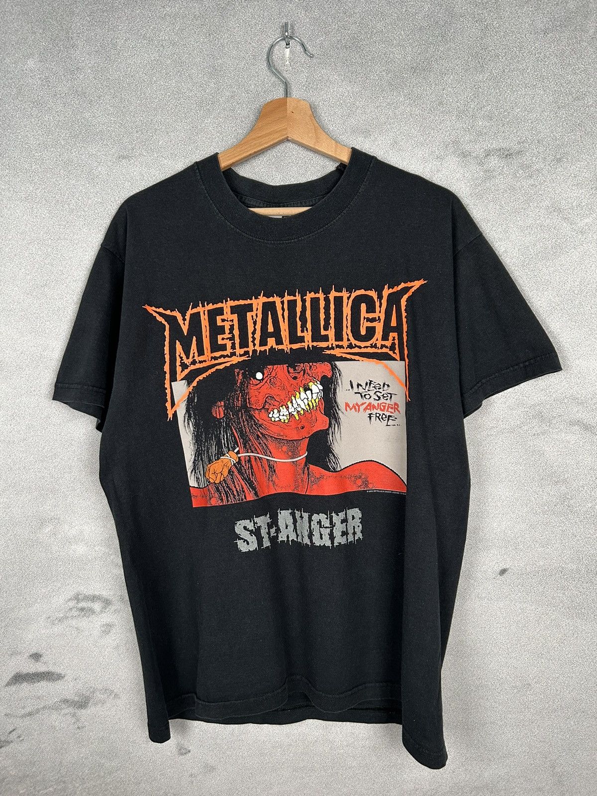 Band Tees Vintage Metallica 2003 St. Anger Pushead Rock Band Tee Size US M / EU 48-50 / 2 - 1 Thumbnail