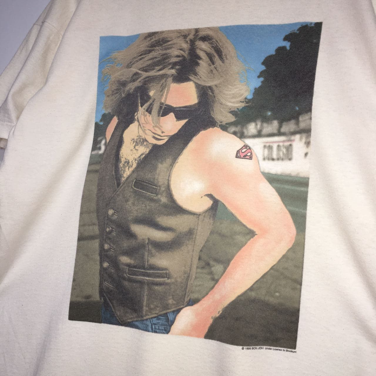Band Tees × Bon Jovi × Vintage Bon Jovi 1995 Single Stitched T-Shirt Size L Size US L / EU 52-54 / 3 - 3 Thumbnail