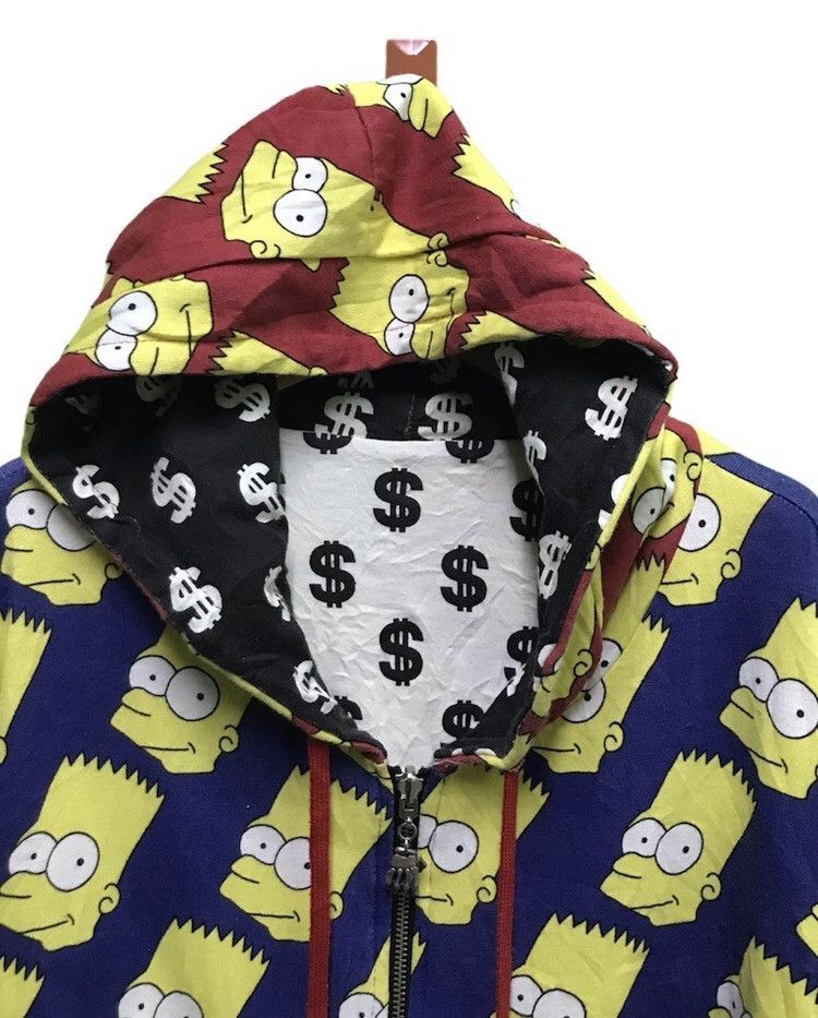 Cartoon Network Bart simpson fullprint reversible hoodie Size US M / EU 48-50 / 2 - 2 Thumbnail
