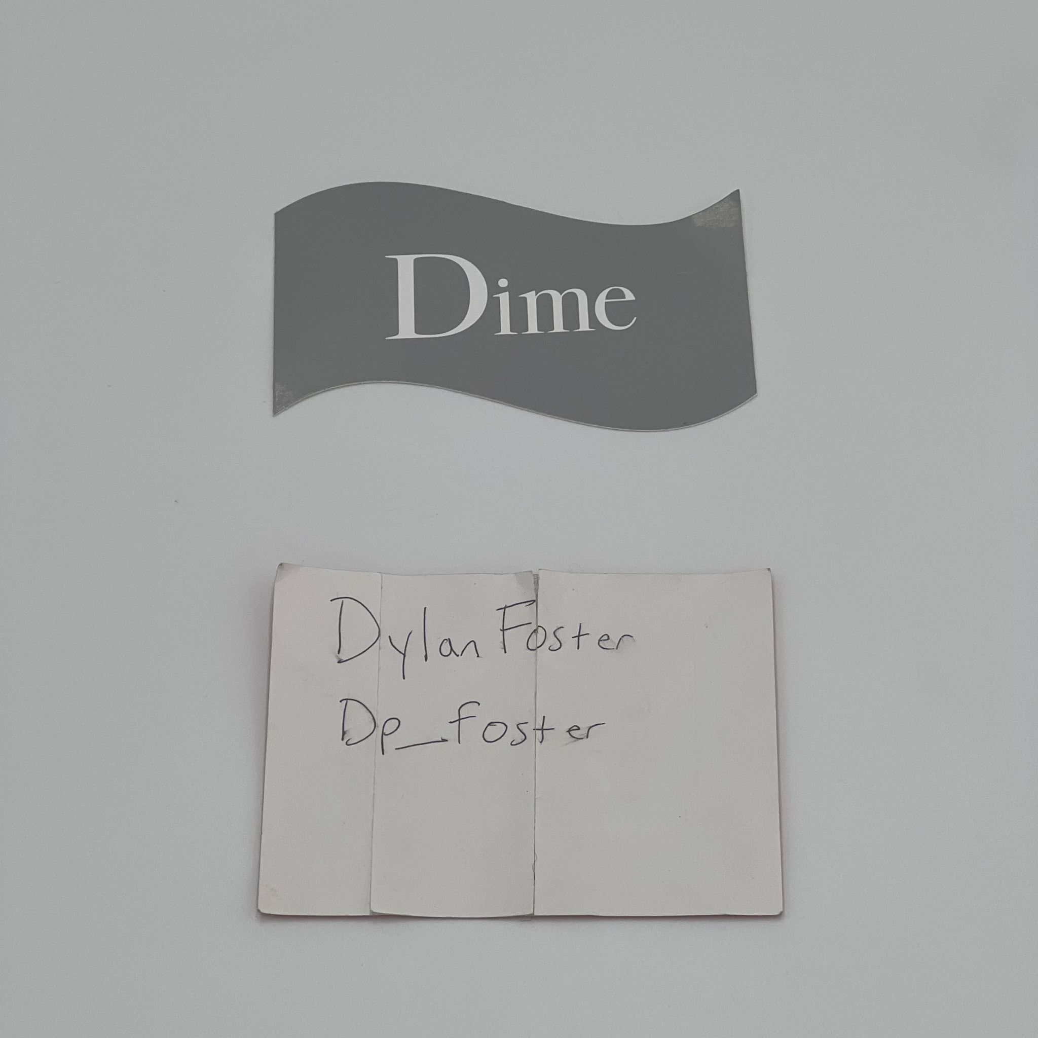 Dime Dime Wave Sticker Grey Size ONE SIZE - 2 Thumbnail