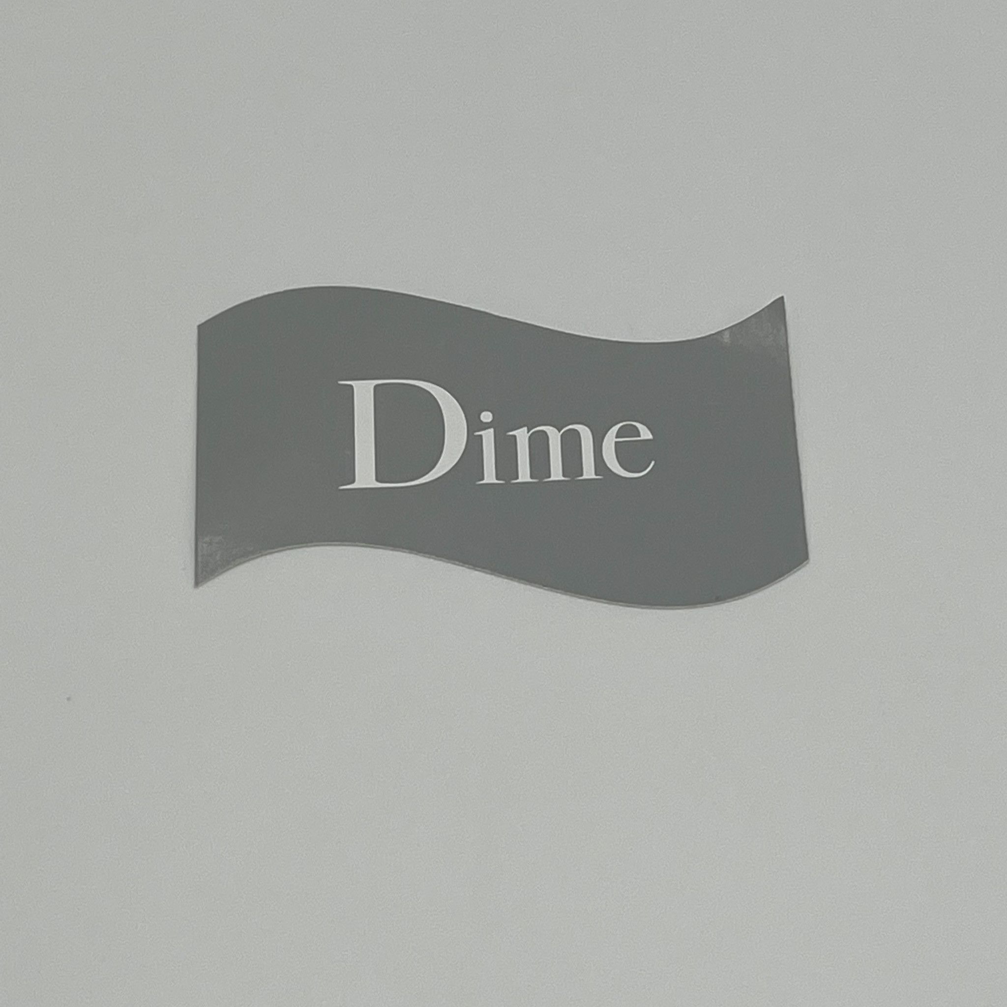 Dime Dime Wave Sticker Grey Size ONE SIZE - 1 Thumbnail