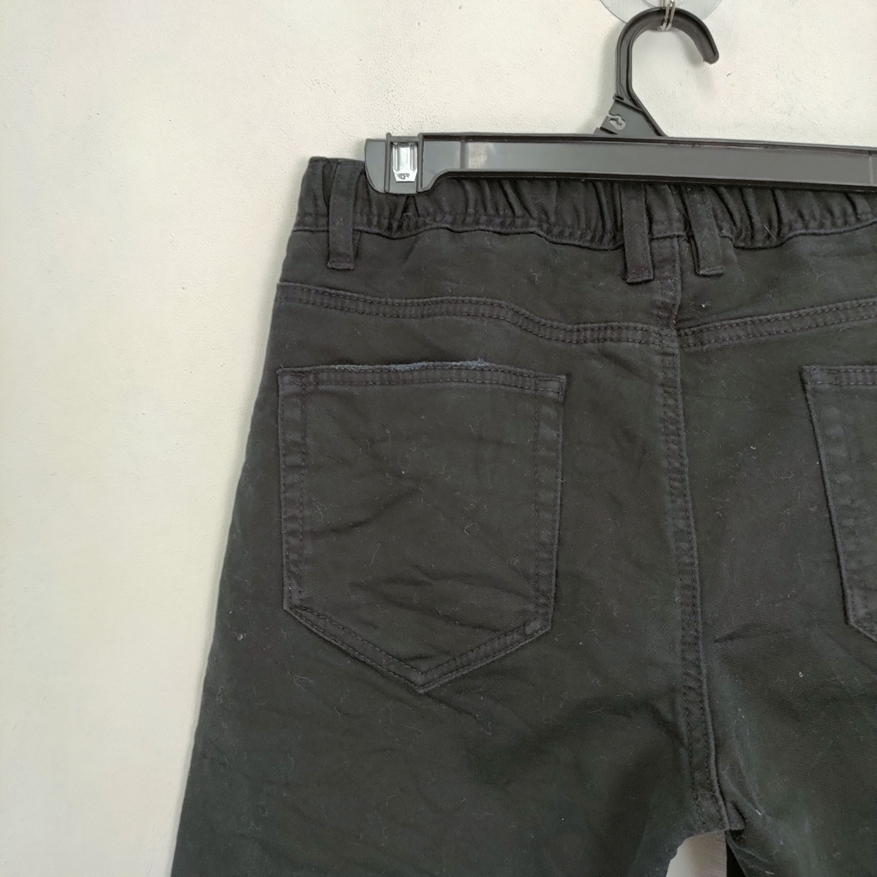 Japanese Brand OBLEKT PATCHWORK BLACK PANTS SKINNY STYLE Size US 28 / EU 44 - 13 Thumbnail