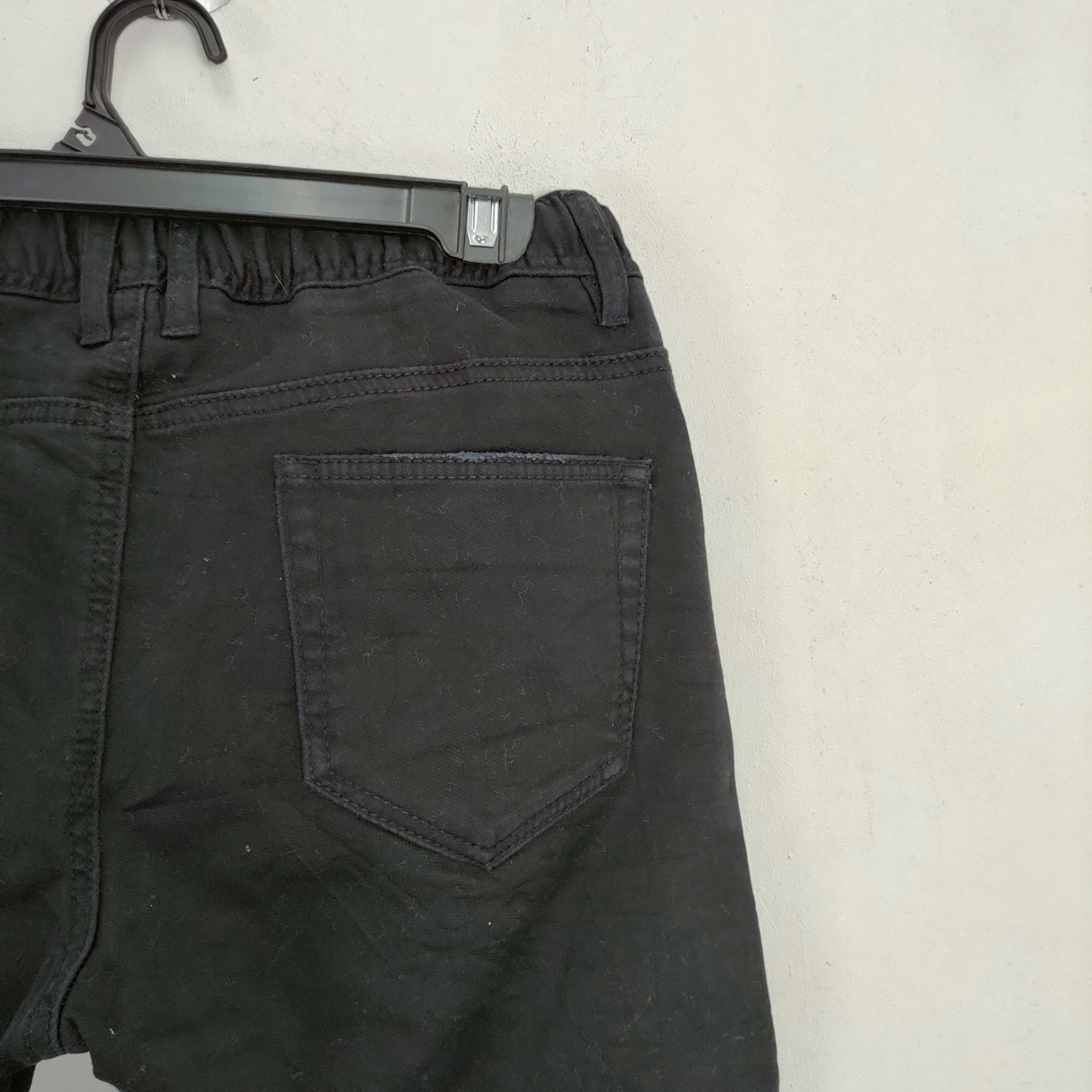 Japanese Brand OBLEKT PATCHWORK BLACK PANTS SKINNY STYLE Size US 28 / EU 44 - 12 Thumbnail