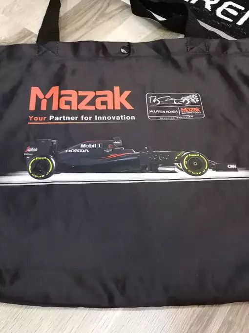 Formula 1 McLaren Honda x Mazak Collectible Tote Bag Size ONE SIZE - 2 Thumbnail