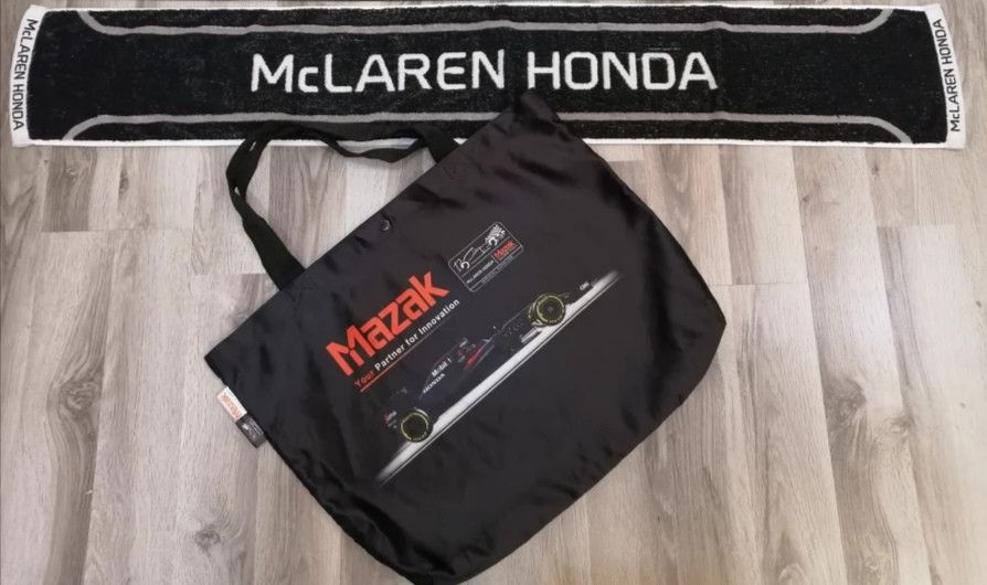 Vintage McLaren Honda x Mazak Collectible Tote Bag | Grailed