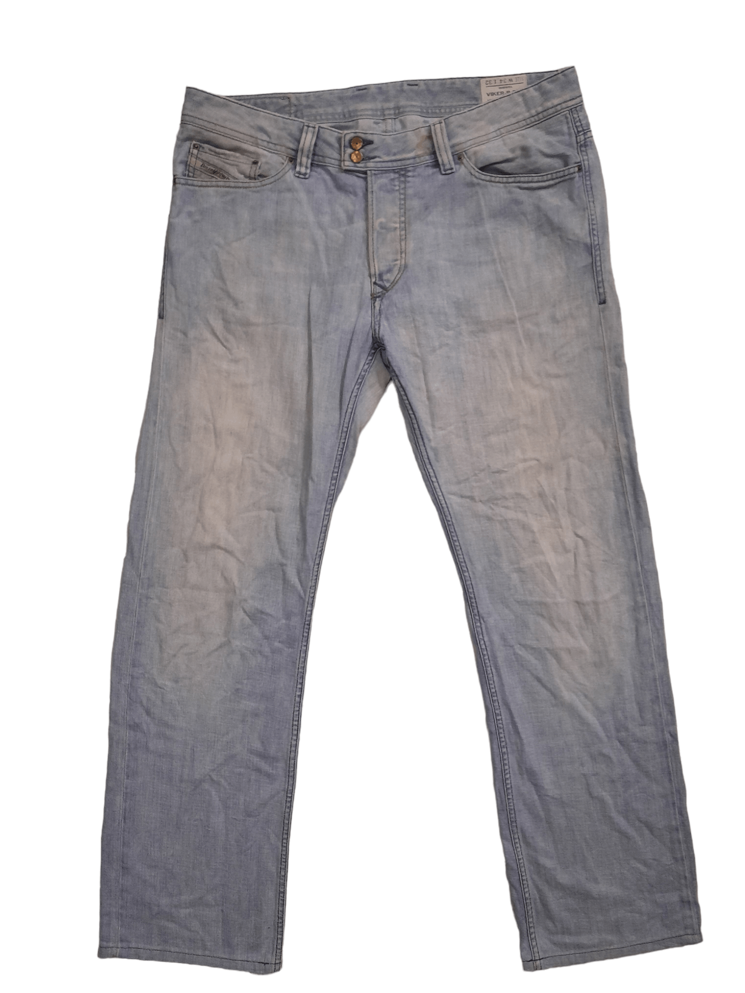 Diesel Diesel Viker - R - Box Denim Distressed (E622) Size US 35 - 4 Thumbnail