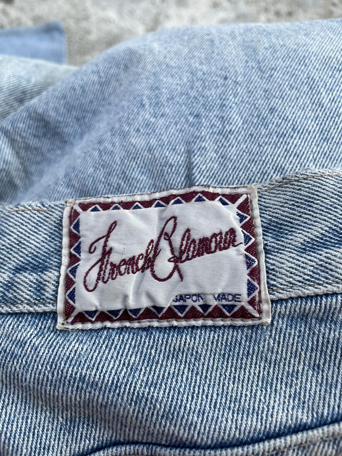 Japanese Brand French Glamour Japan Made Distressed Denim made in japan Size US 30 / EU 46 - 11 Thumbnail
