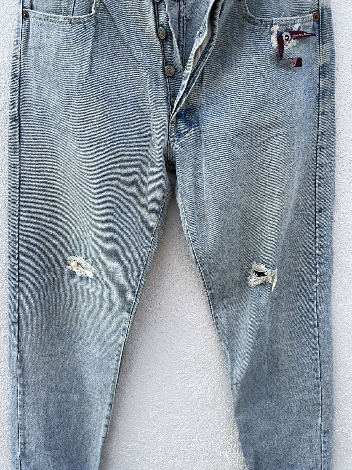 Japanese Brand French Glamour Japan Made Distressed Denim made in japan Size US 30 / EU 46 - 3 Thumbnail