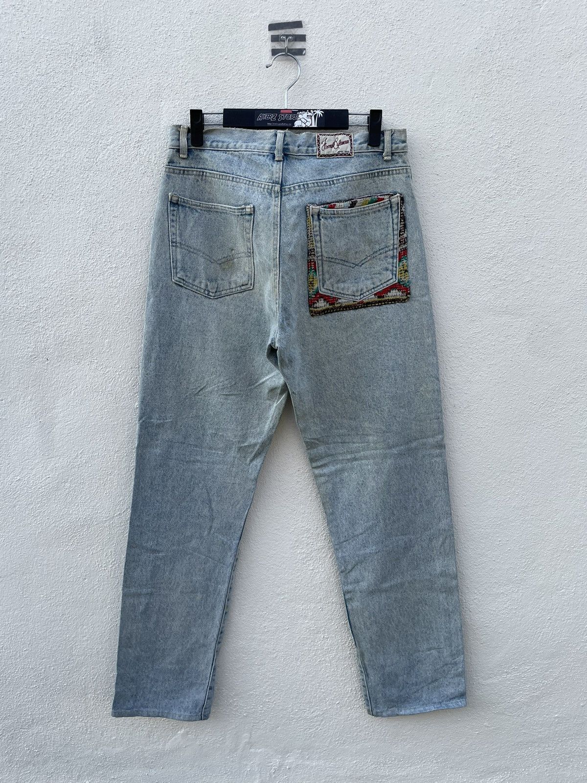 Japanese Brand French Glamour Japan Made Distressed Denim made in japan Size US 30 / EU 46 - 6 Thumbnail