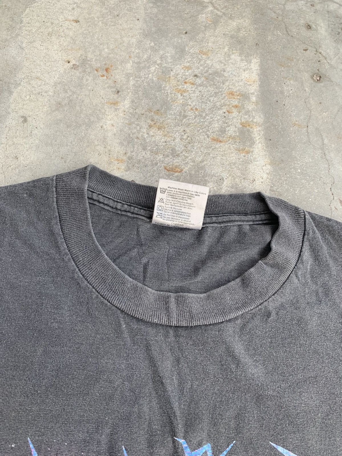 Anime Vintage 90s Sun Faded Ani Mayhem Anime Single Stich Tshirt Size US XL / EU 56 / 4 - 4 Thumbnail