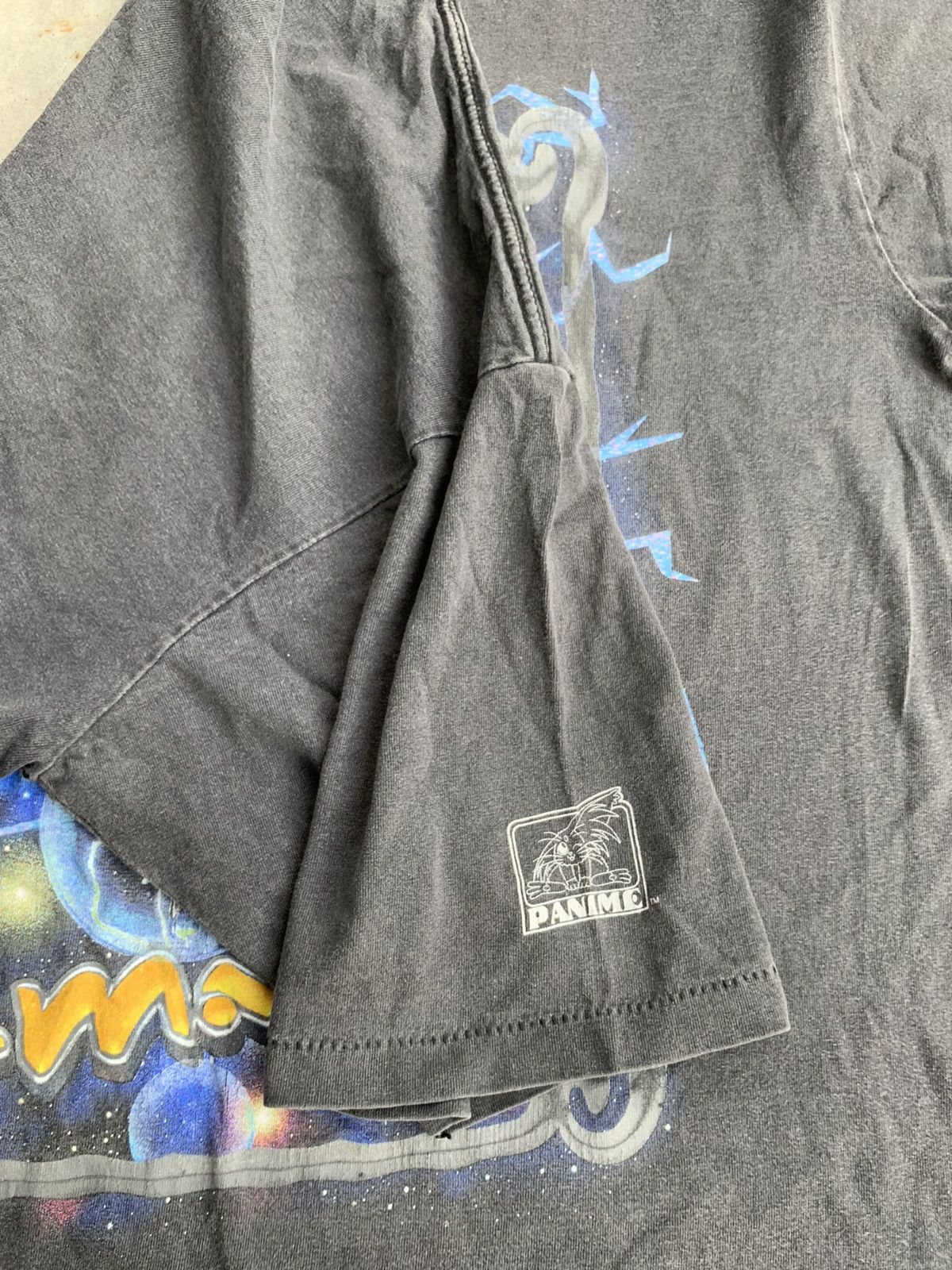 Anime Vintage 90s Sun Faded Ani Mayhem Anime Single Stich Tshirt Size US XL / EU 56 / 4 - 5 Thumbnail