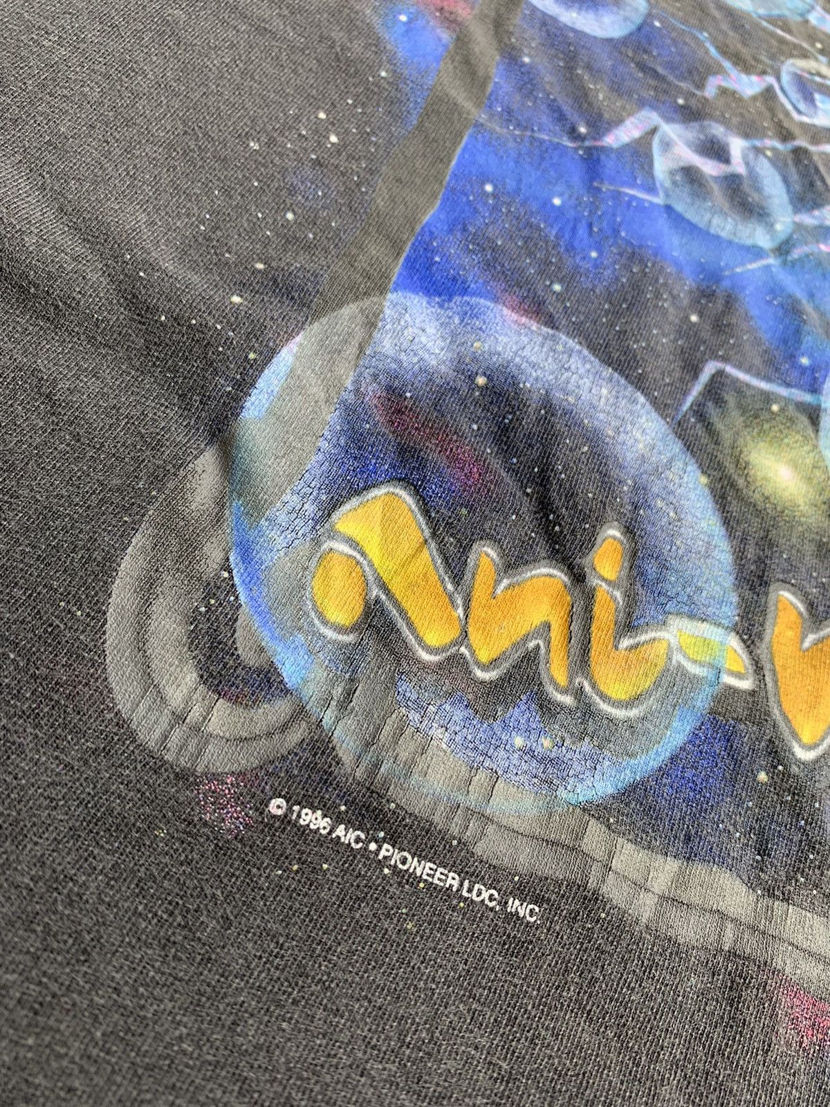 Anime Vintage 90s Sun Faded Ani Mayhem Anime Single Stich Tshirt Size US XL / EU 56 / 4 - 3 Thumbnail