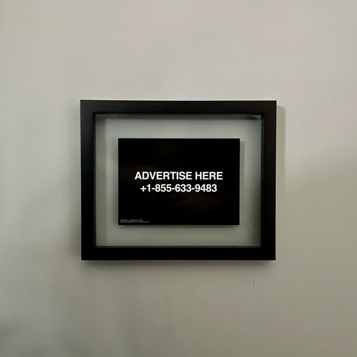 Virgil Abloh Set of 2 - Artwork Missing + Advertise Posters Size ONE SIZE - 2 Thumbnail