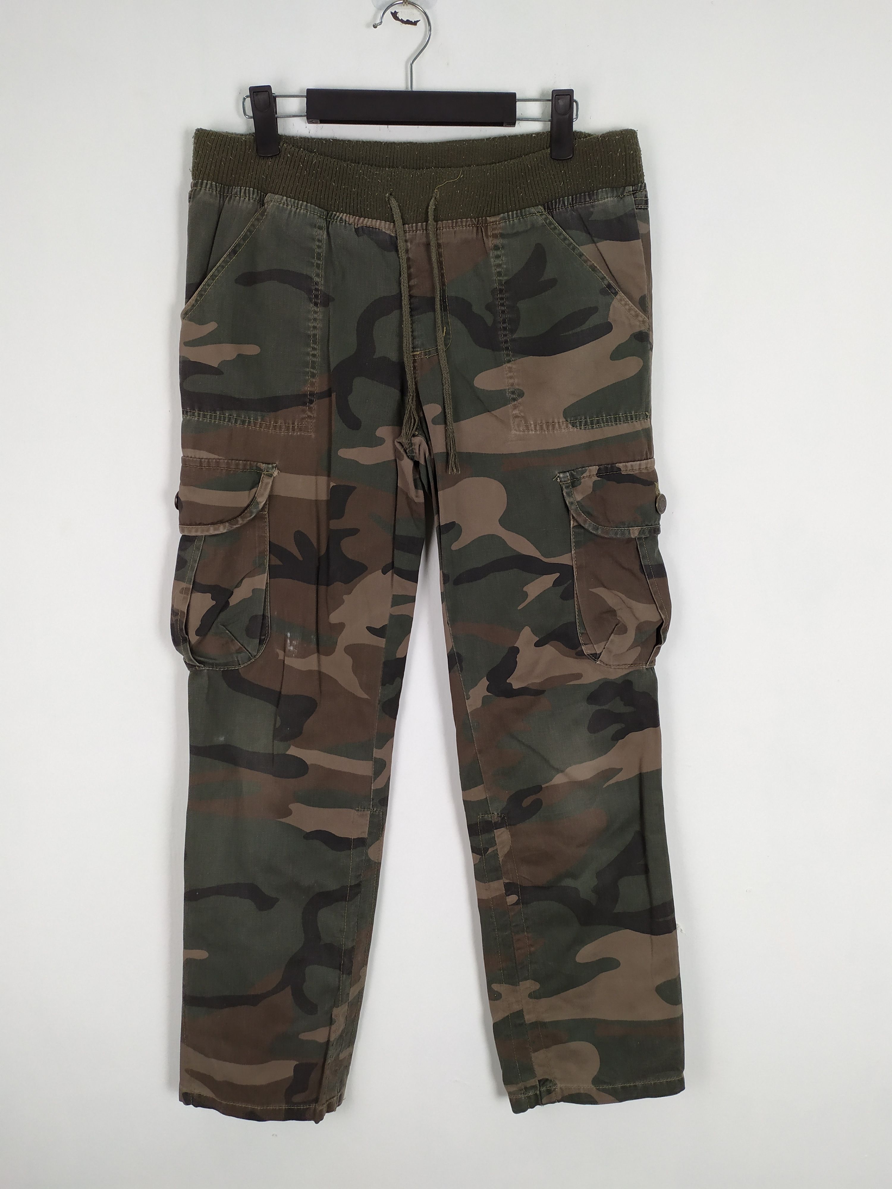 CAMO SPRING WAIST EASY CARGO PANTS
