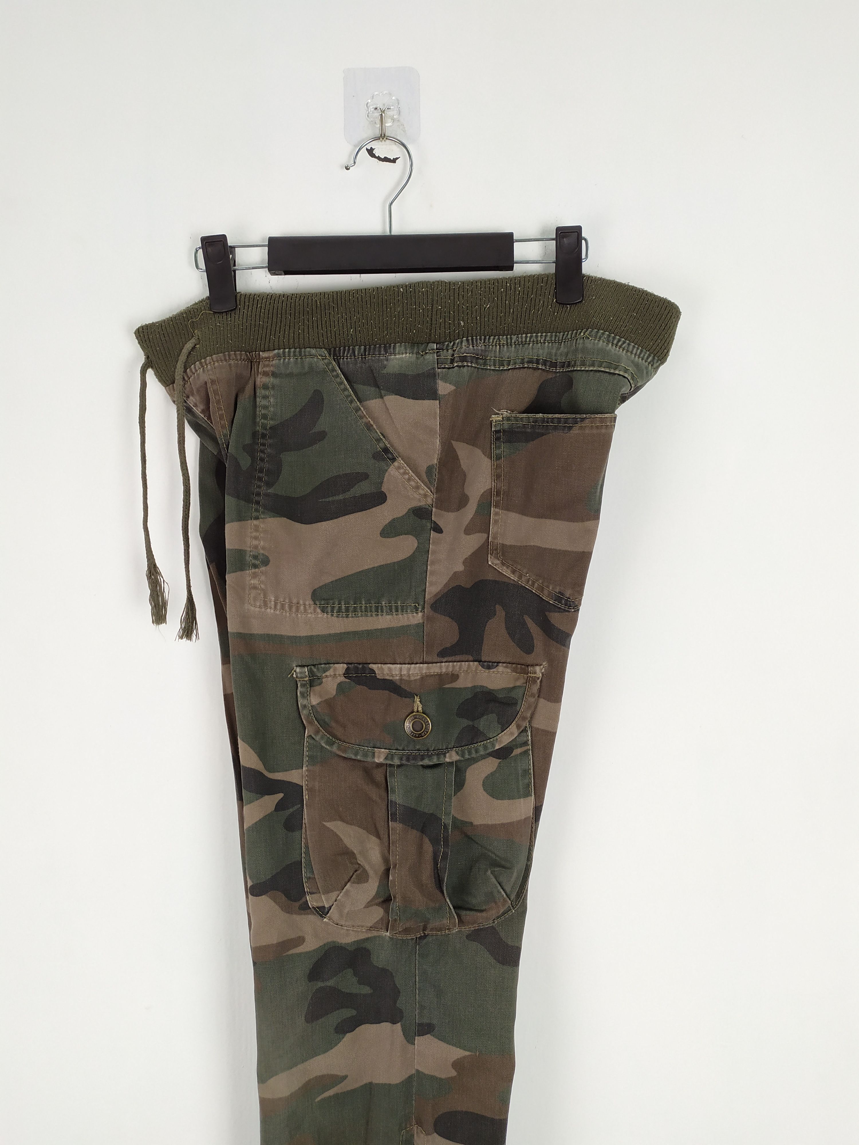 CAMO SPRING WAIST EASY CARGO PANTS