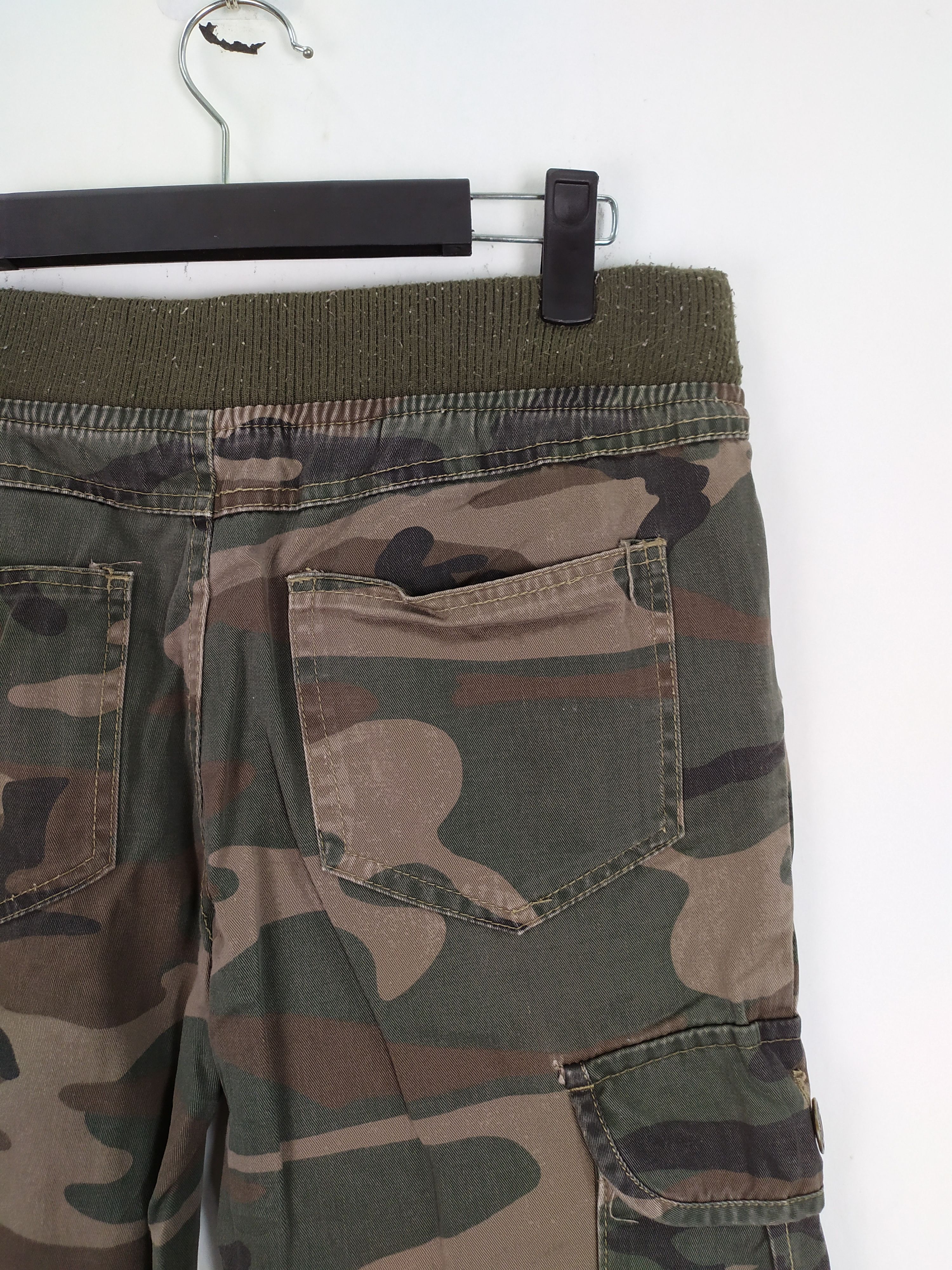 CAMO SPRING WAIST EASY CARGO PANTS