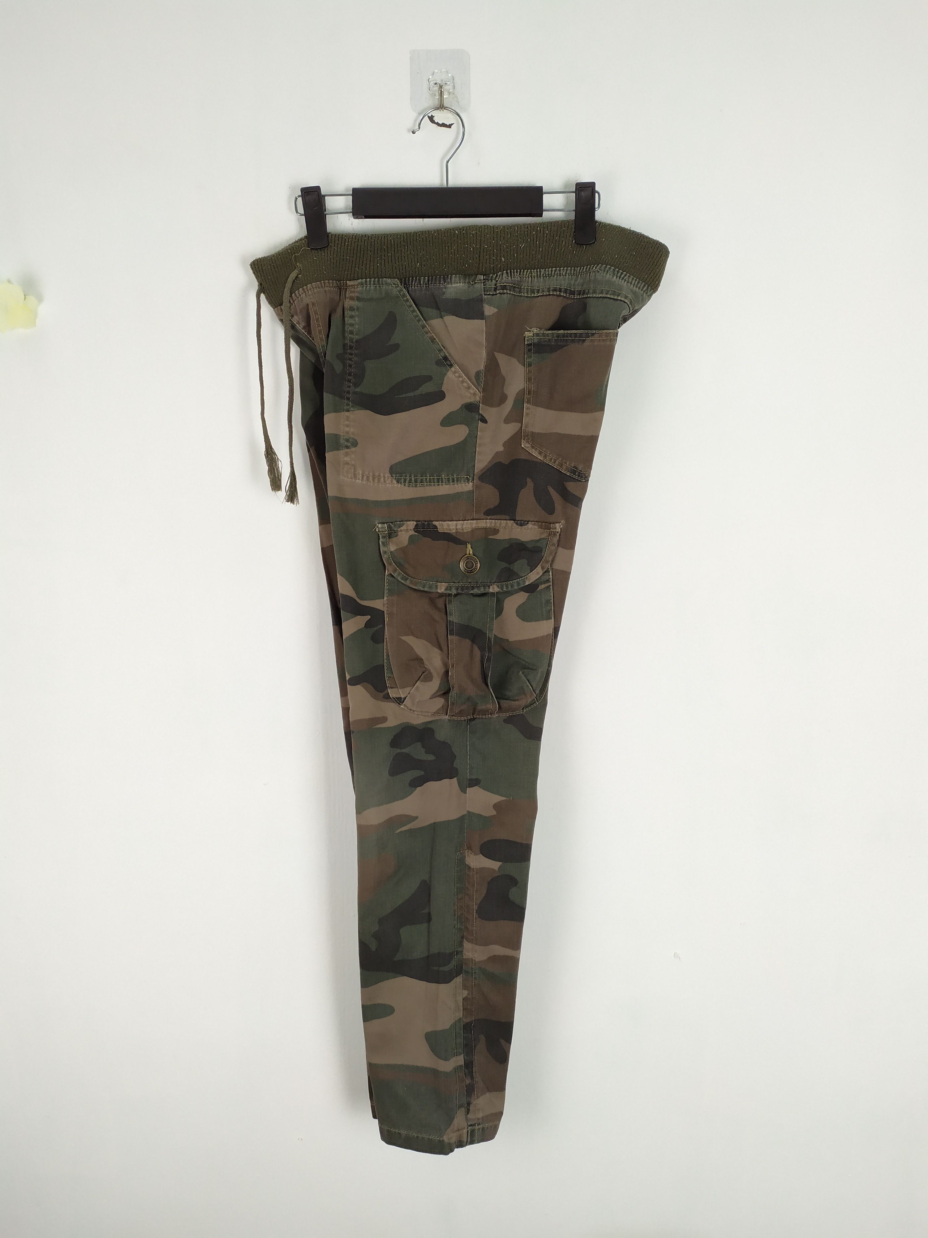 CAMO SPRING WAIST EASY CARGO PANTS