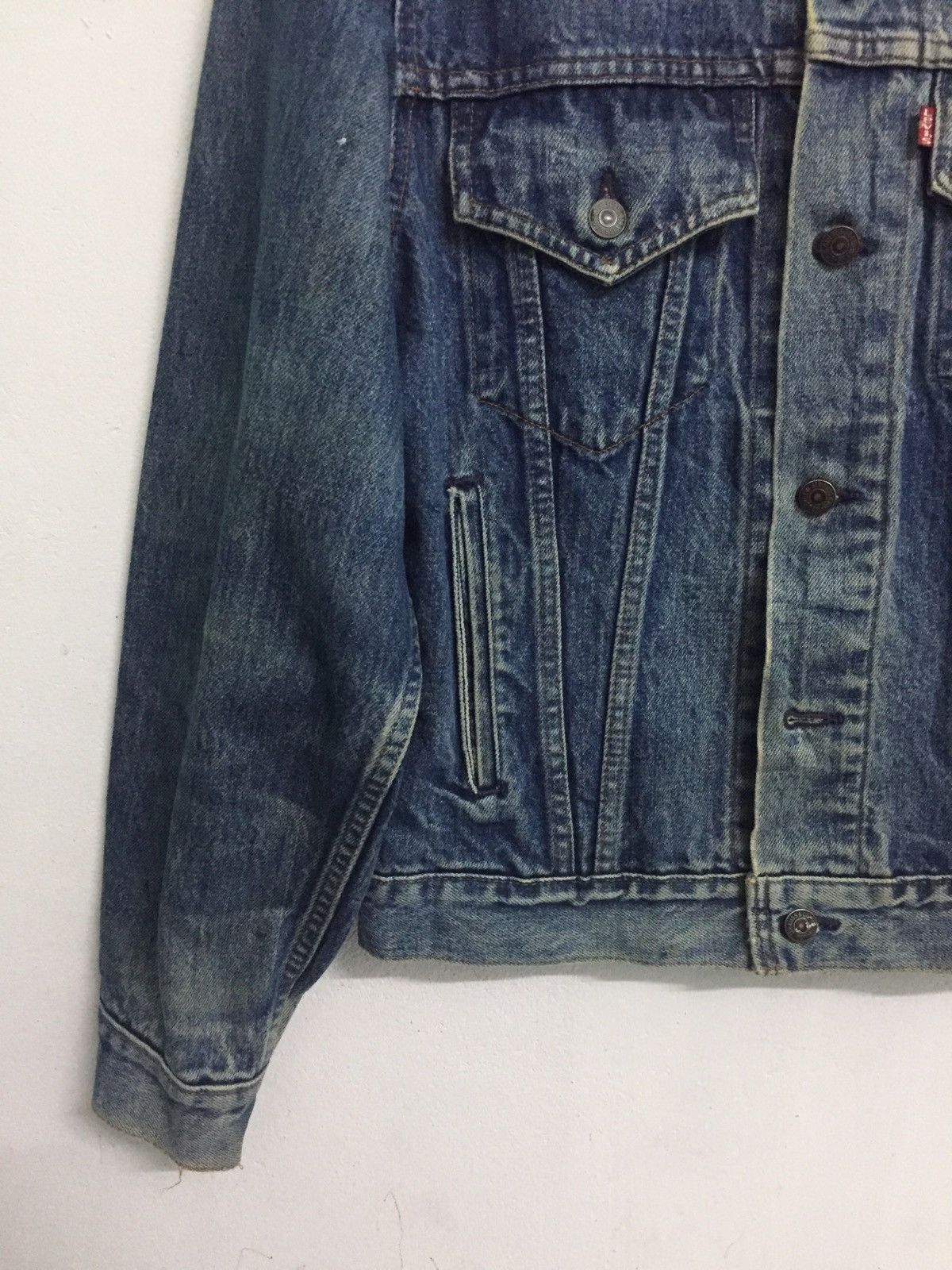 Levi's Levis 70506 Trucker Denim Jacket Small e Made in Canada Size US M / EU 48-50 / 2 - 4 Thumbnail