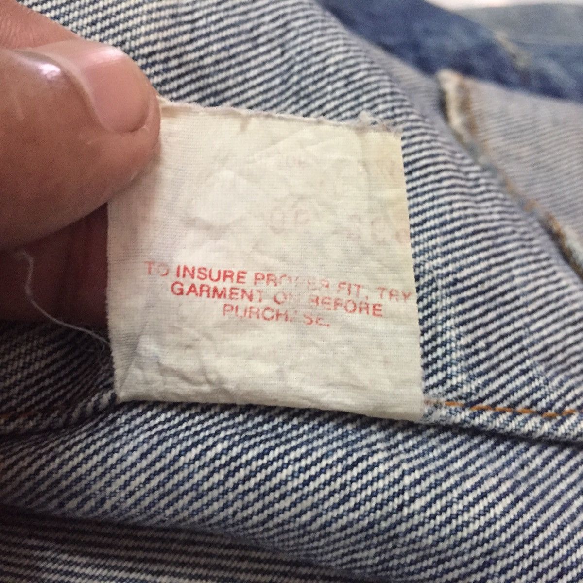 Levi's Levis 70506 Trucker Denim Jacket Small e Made in Canada Size US M / EU 48-50 / 2 - 21 Thumbnail