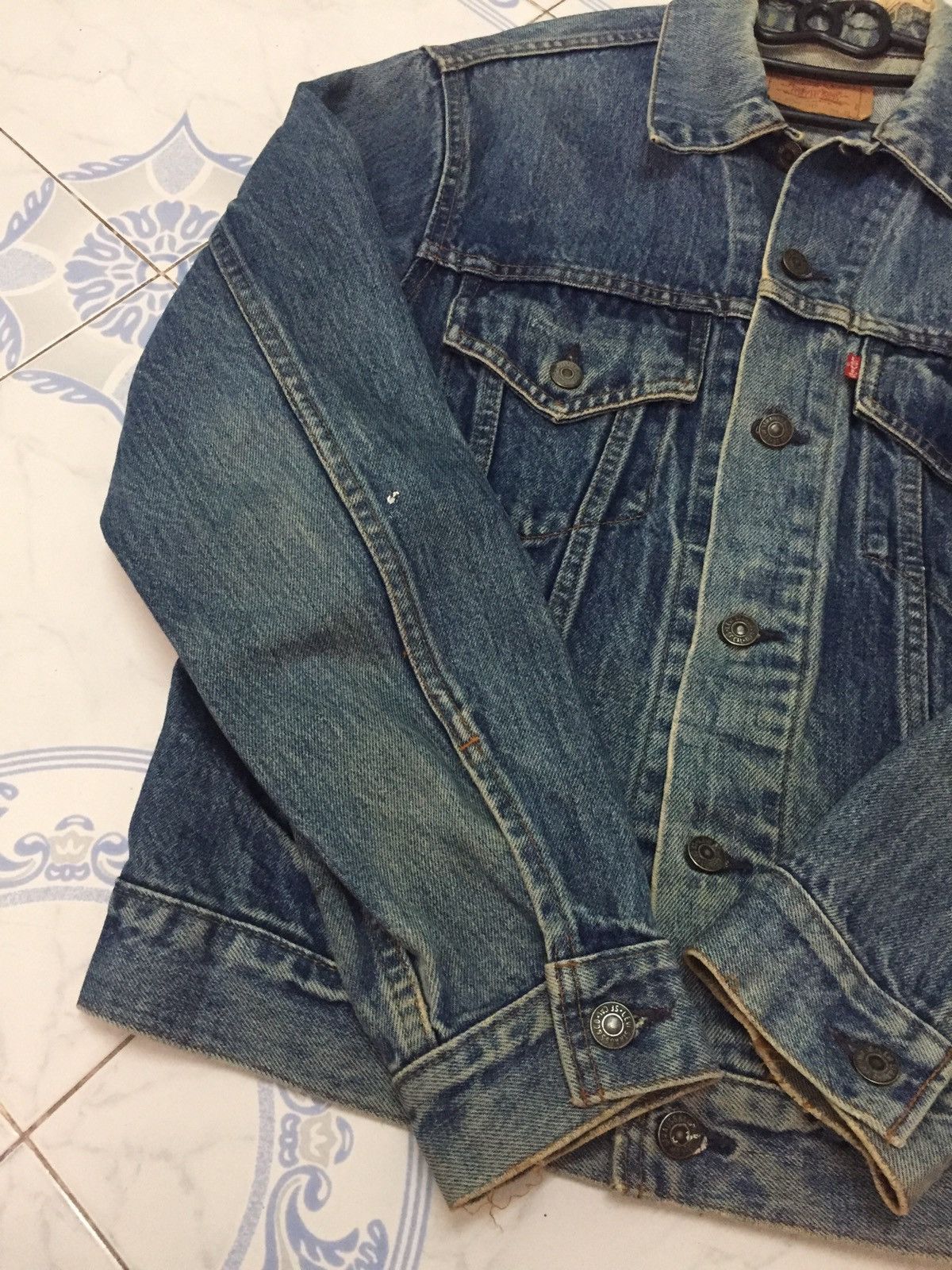 Levi's Levis 70506 Trucker Denim Jacket Small e Made in Canada Size US M / EU 48-50 / 2 - 13 Thumbnail