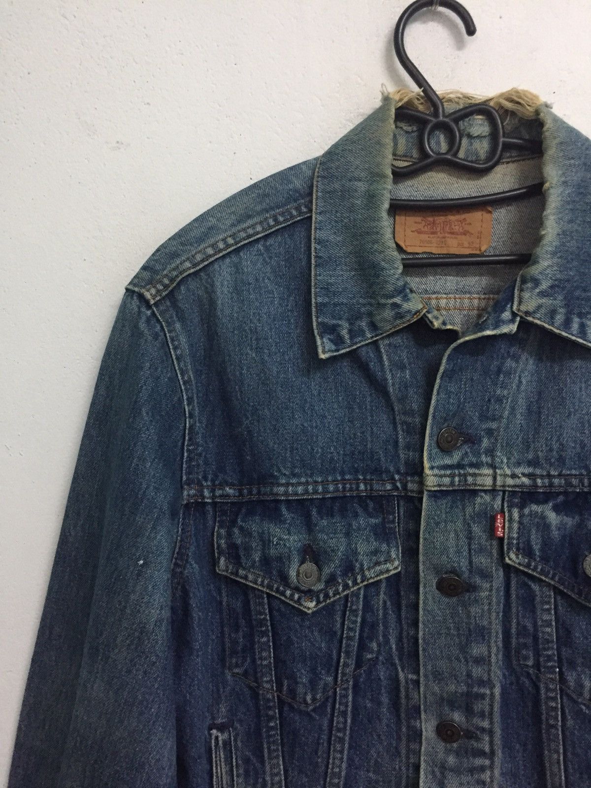 Levi's Levis 70506 Trucker Denim Jacket Small e Made in Canada Size US M / EU 48-50 / 2 - 3 Thumbnail