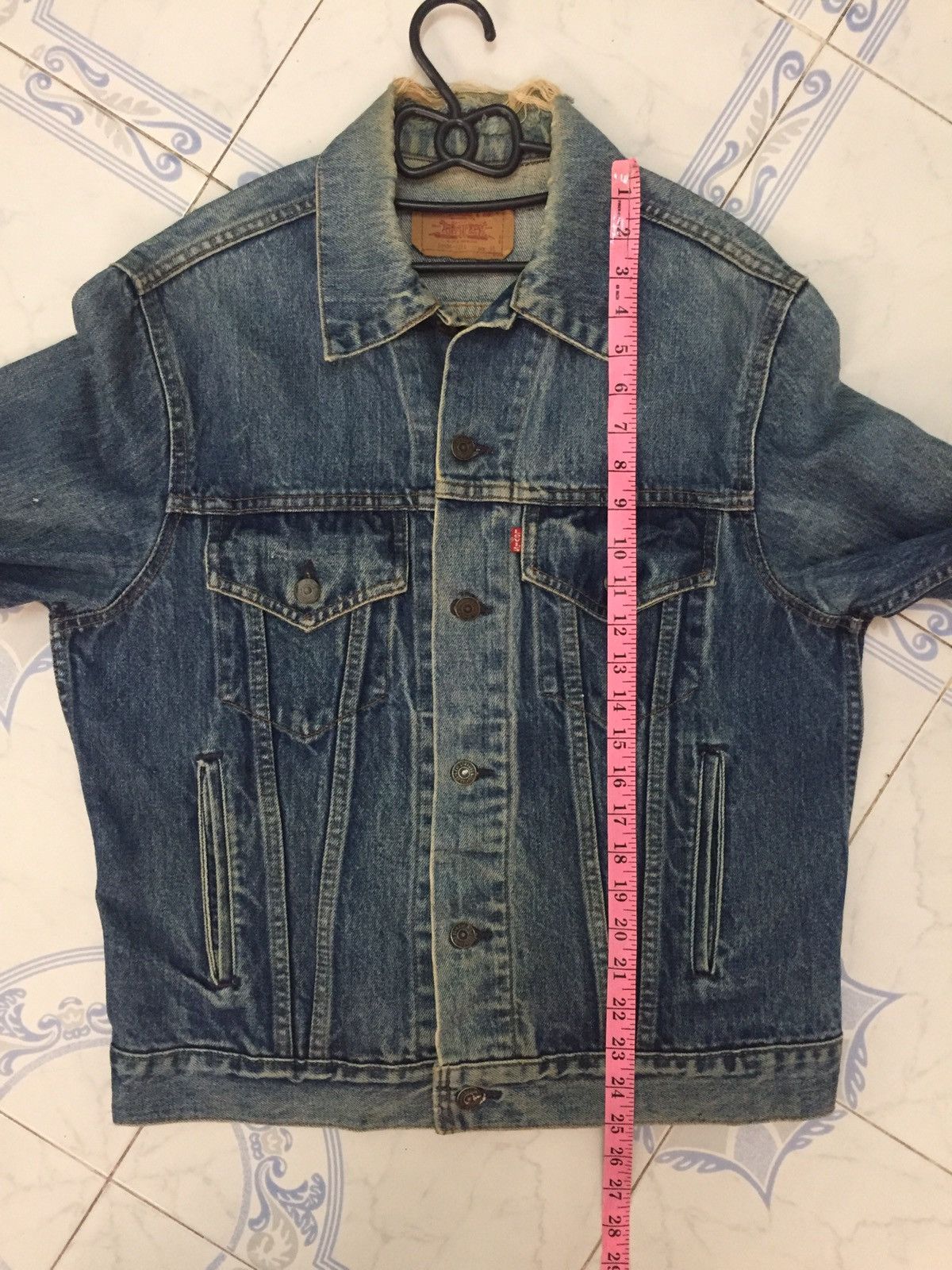 Levi's Levis 70506 Trucker Denim Jacket Small e Made in Canada Size US M / EU 48-50 / 2 - 23 Thumbnail