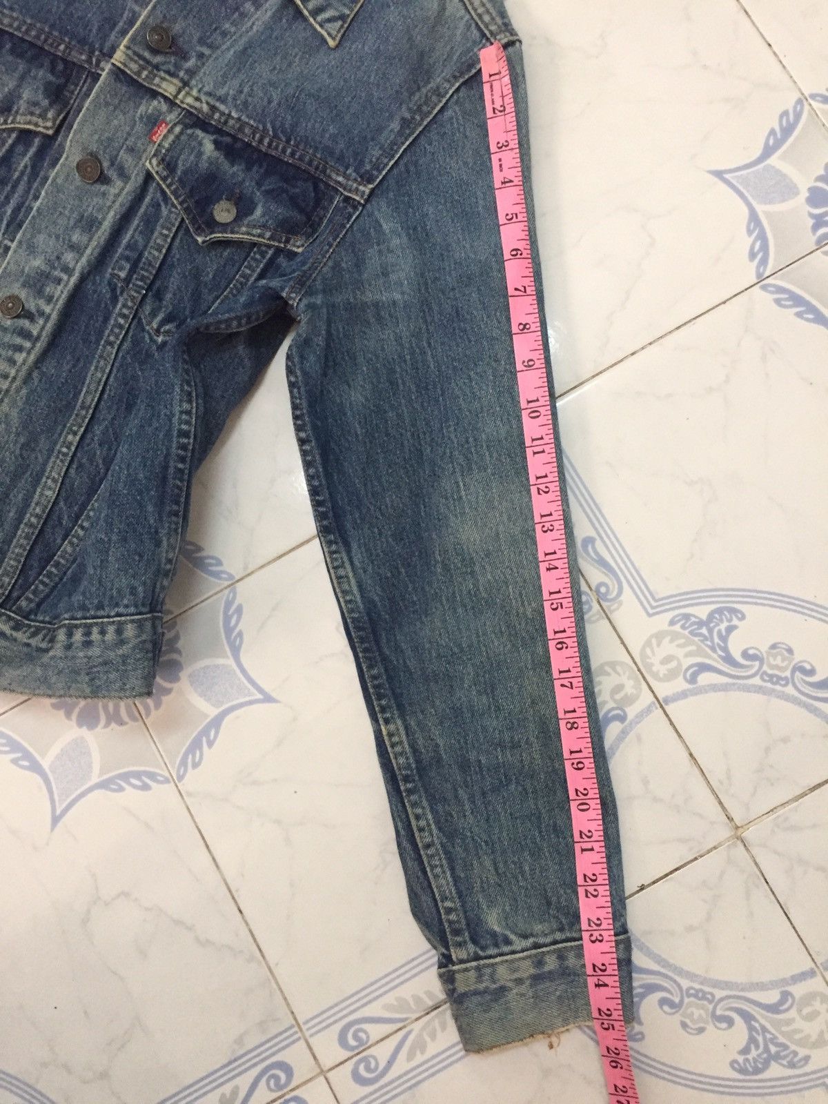 Levi's Levis 70506 Trucker Denim Jacket Small e Made in Canada Size US M / EU 48-50 / 2 - 25 Thumbnail