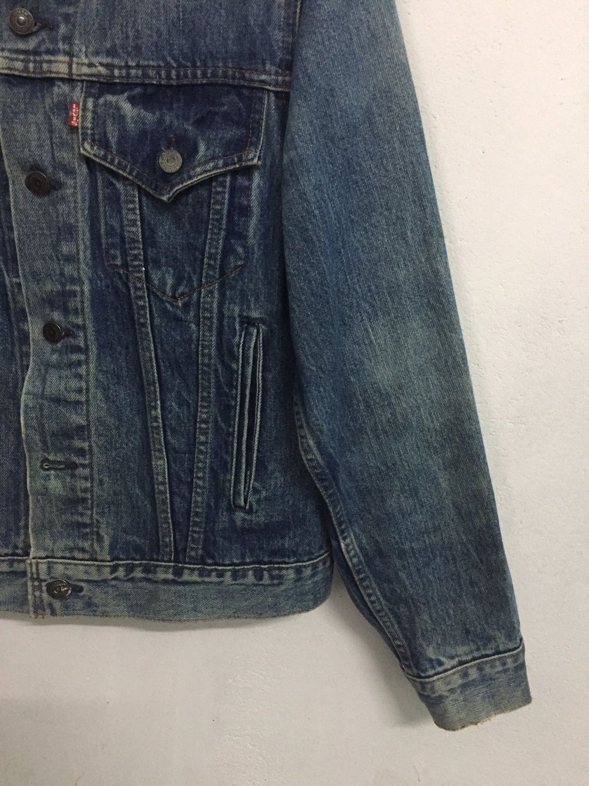 Levi's Levis 70506 Trucker Denim Jacket Small e Made in Canada Size US M / EU 48-50 / 2 - 5 Thumbnail