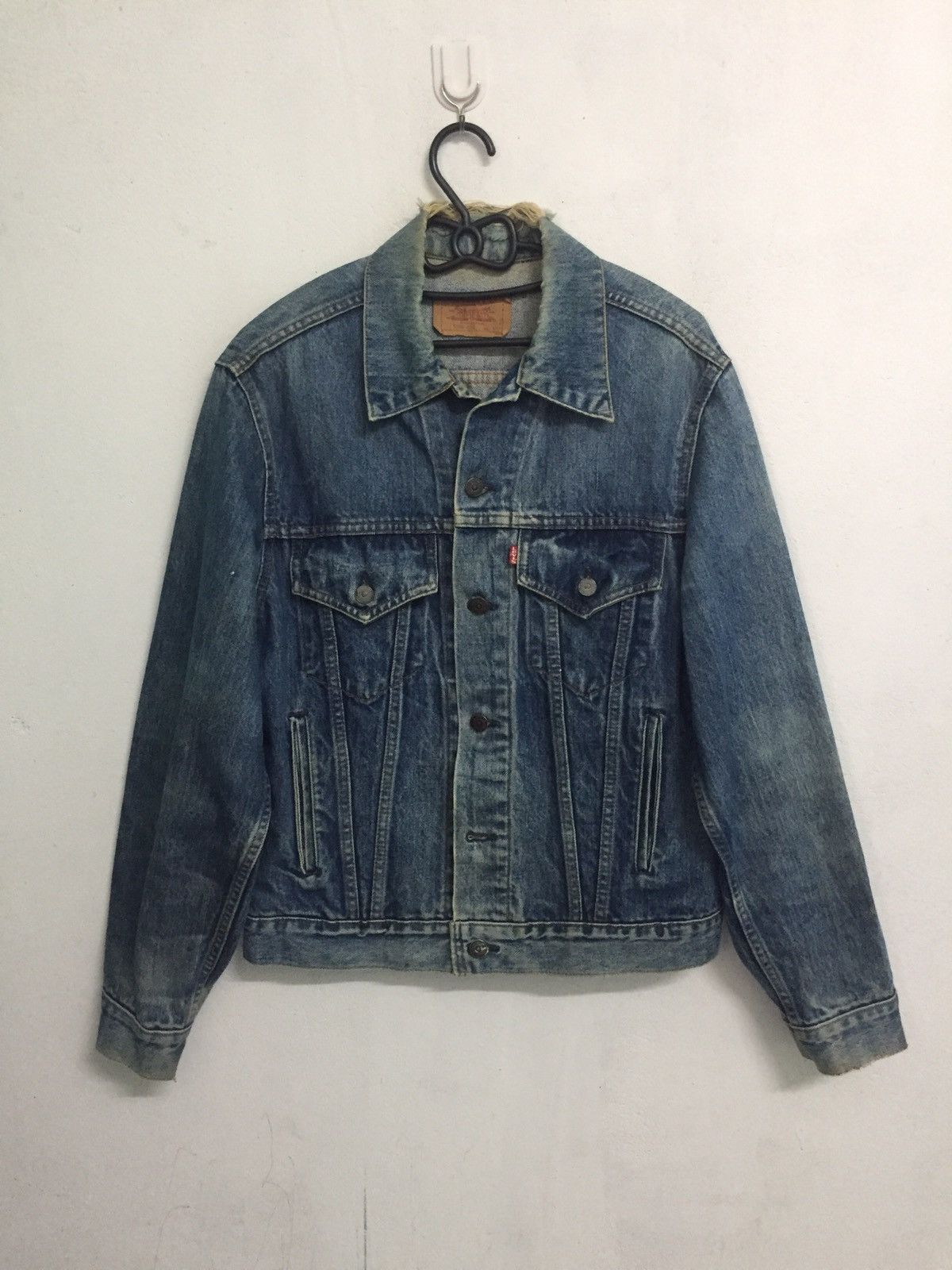 Levi's Levis 70506 Trucker Denim Jacket Small e Made in Canada Size US M / EU 48-50 / 2 - 1 Thumbnail