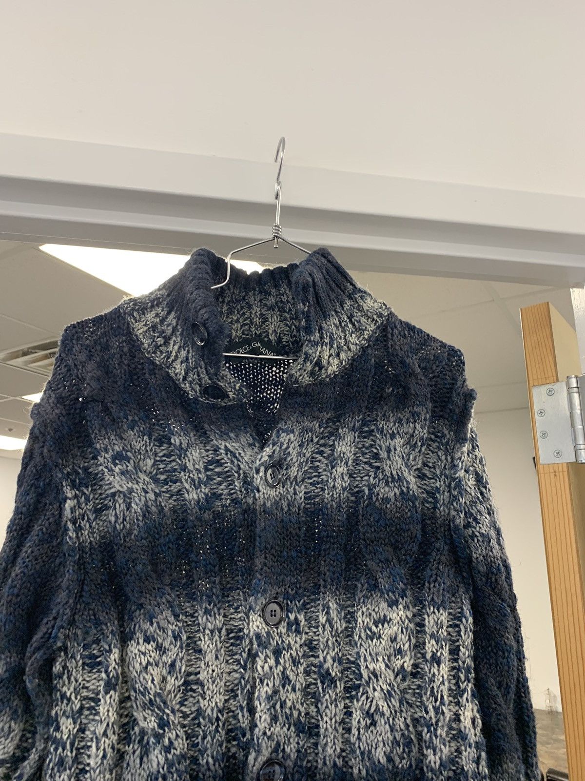 Dolce & Gabbana D&G Blue Degrade Knitwear 5600€ Size US M / EU 48-50 / 2 - 7 Thumbnail