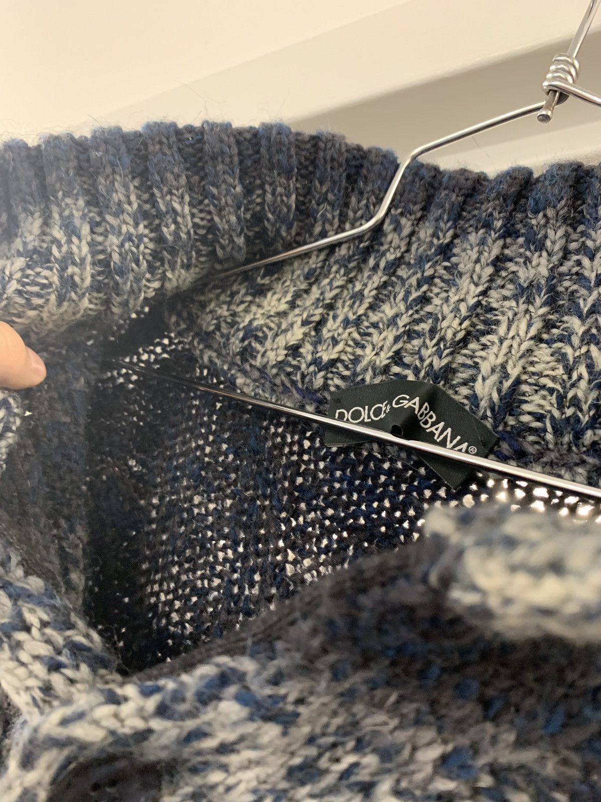 Dolce & Gabbana D&G Blue Degrade Knitwear 5600€ Size US M / EU 48-50 / 2 - 14 Thumbnail