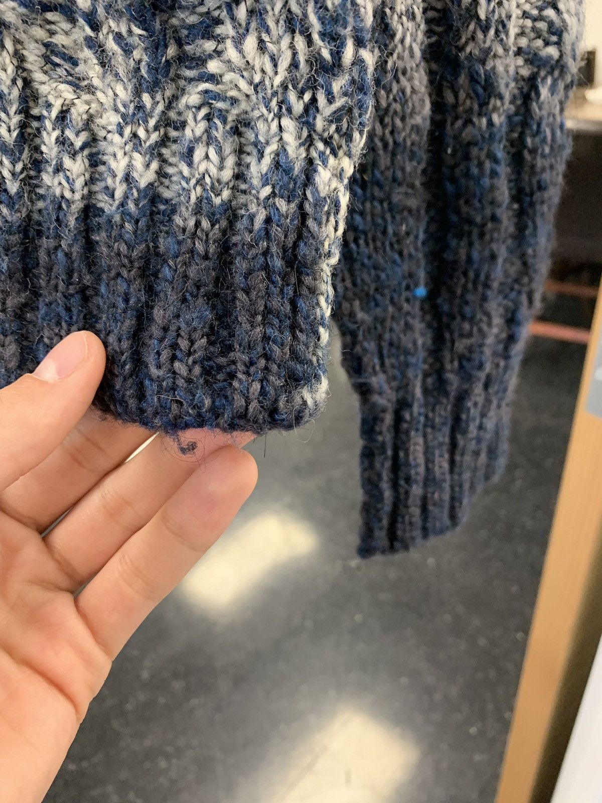 Dolce & Gabbana D&G Blue Degrade Knitwear 5600€ Size US M / EU 48-50 / 2 - 10 Thumbnail