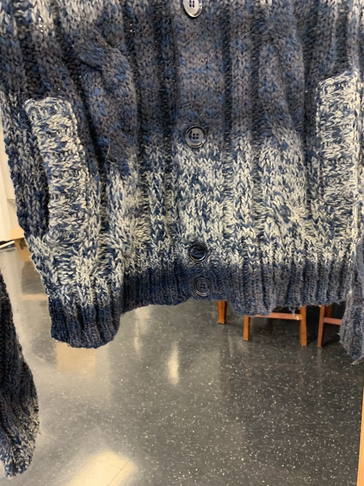 Dolce & Gabbana D&G Blue Degrade Knitwear 5600€ Size US M / EU 48-50 / 2 - 6 Thumbnail