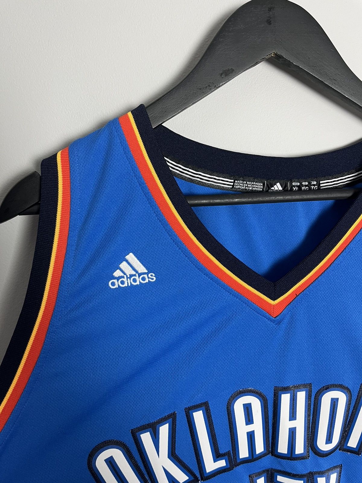NBA Kevin Durant adidas Oklahoma city NBA Jersey vintage 2012 Size US XL / EU 56 / 4 - 6 Thumbnail