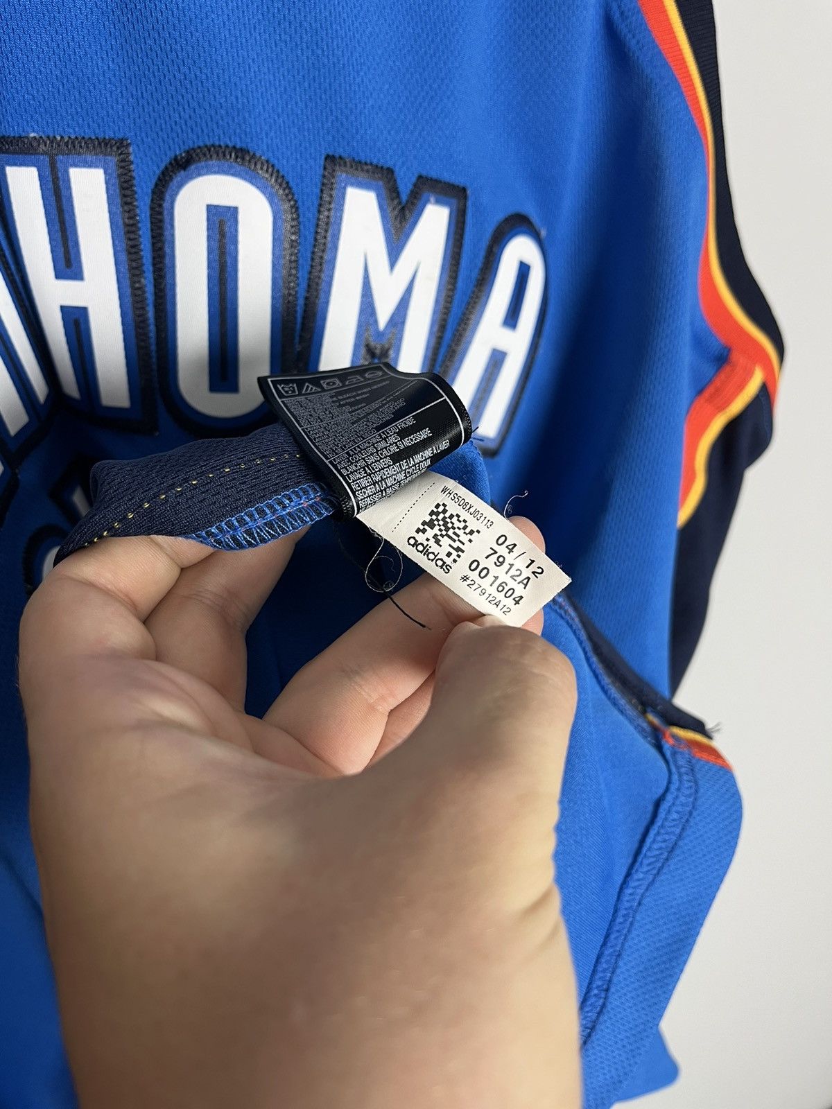 NBA Kevin Durant adidas Oklahoma city NBA Jersey vintage 2012 Size US XL / EU 56 / 4 - 13 Thumbnail