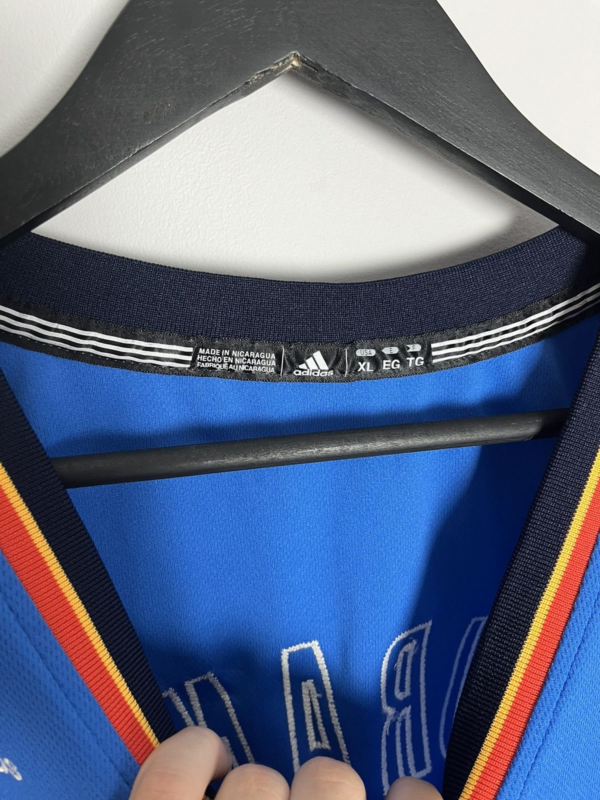 NBA Kevin Durant adidas Oklahoma city NBA Jersey vintage 2012 Size US XL / EU 56 / 4 - 7 Thumbnail