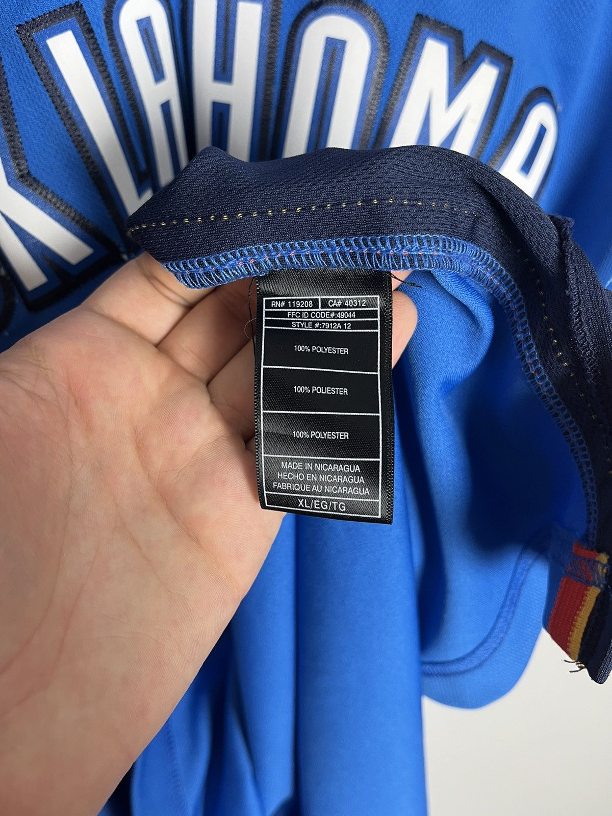 NBA Kevin Durant adidas Oklahoma city NBA Jersey vintage 2012 Size US XL / EU 56 / 4 - 12 Thumbnail