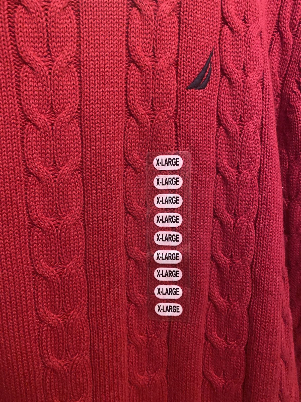 Nautica Cableknit Sweater Size US XL / EU 56 / 4 - 4 Thumbnail
