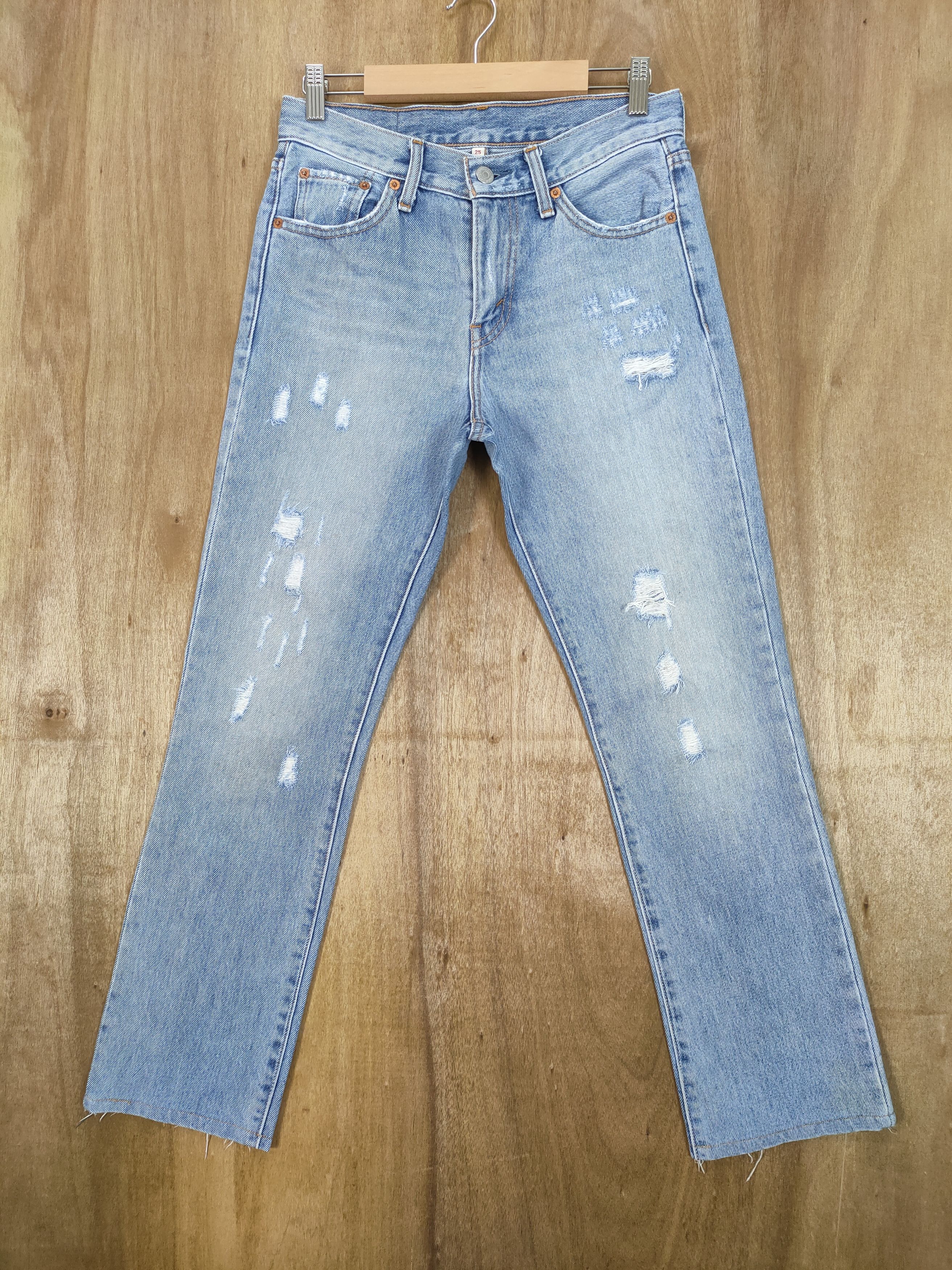 Japanese Brand × Levi's LEVI'S FADED LIGHT BLUE JEANS PANTS Size US 28 / EU 44 - 2 Thumbnail