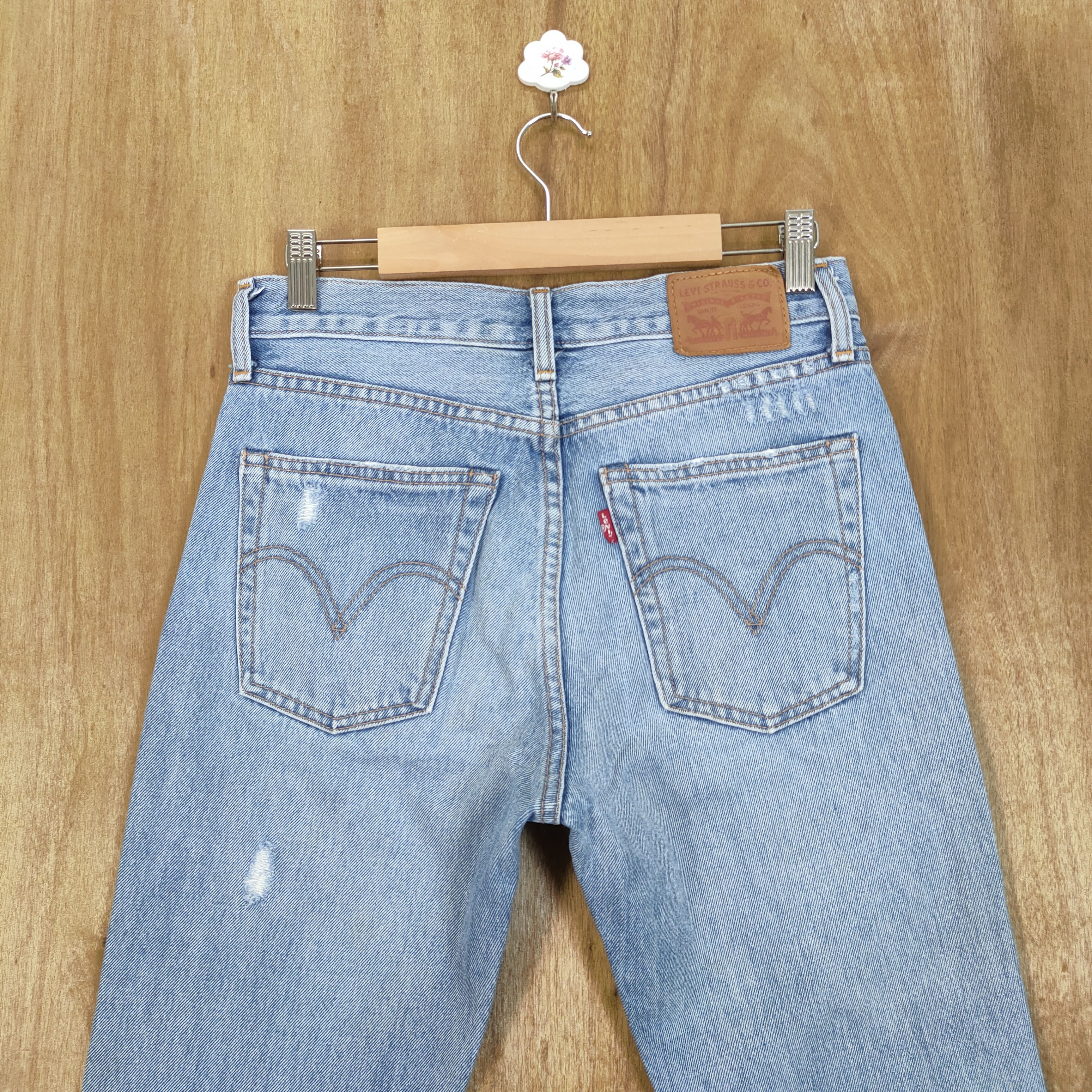 Japanese Brand × Levi's LEVI'S FADED LIGHT BLUE JEANS PANTS Size US 28 / EU 44 - 8 Thumbnail
