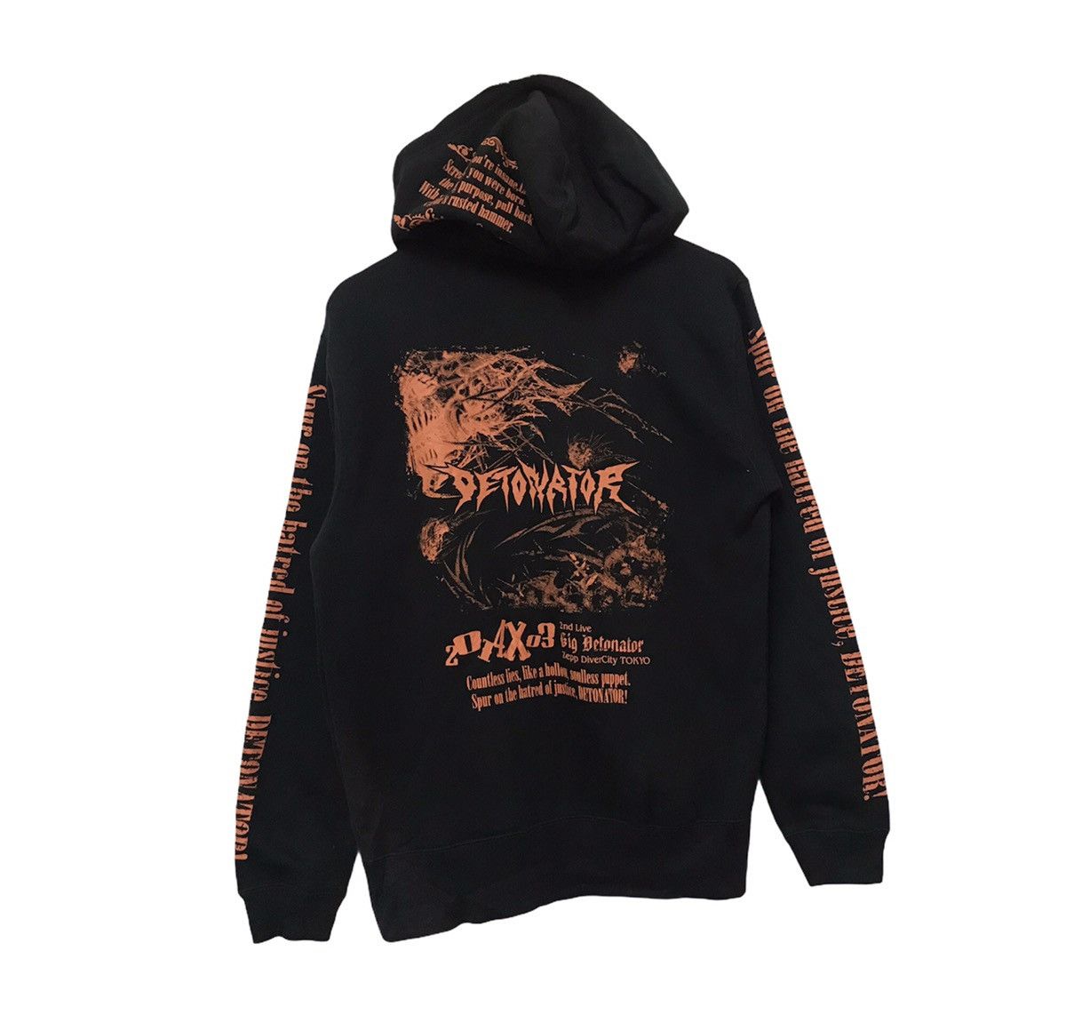 Band Tees Vintage Detonator Japan Band Rock & Roll Hoodie Size US M / EU 48-50 / 2 - 1 Thumbnail