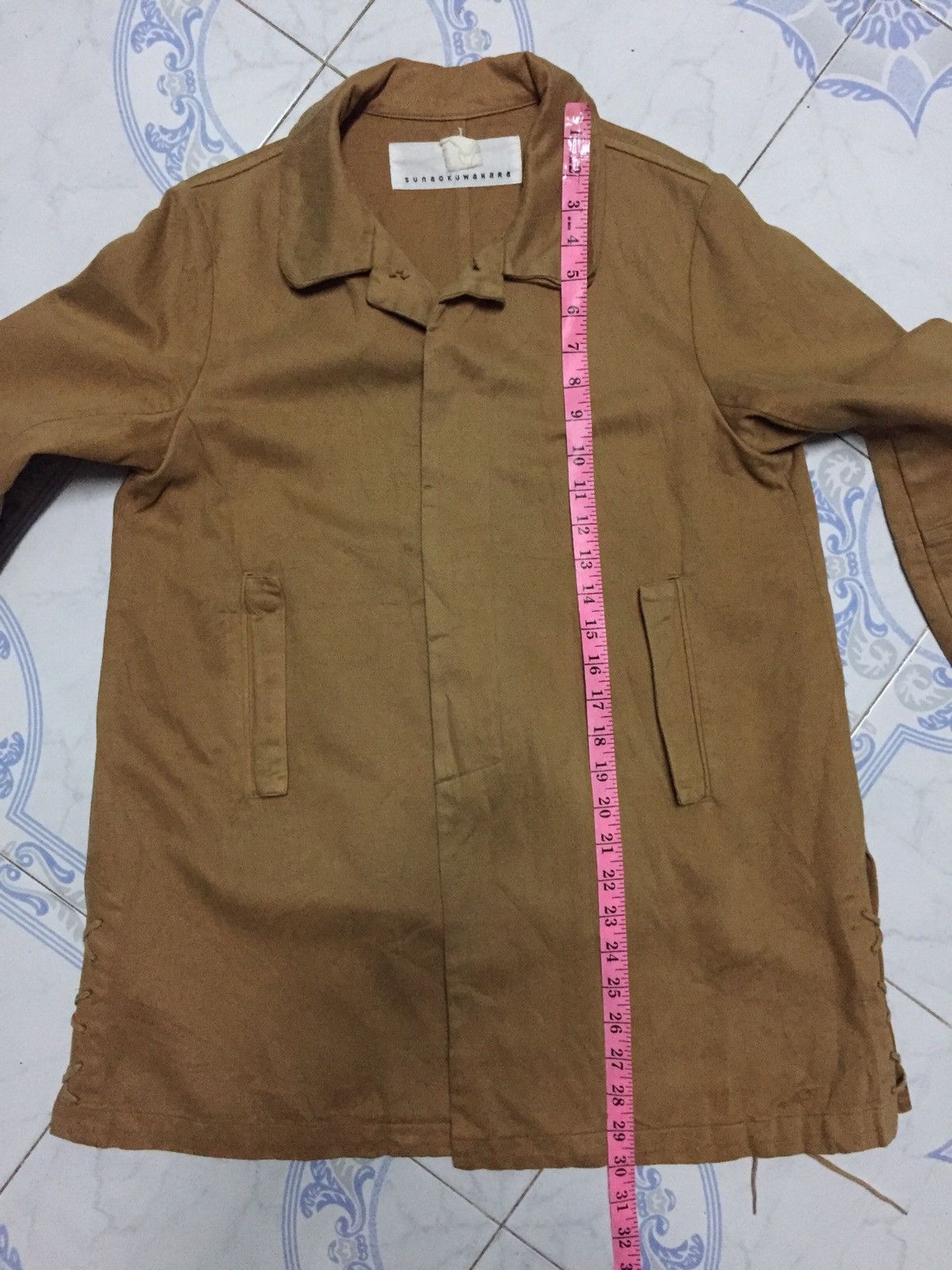 Issey Miyake × Japanese Brand × Vintage Sunao Kuwahara Lace Side Jacket Flowers End Sleeve Size US M / EU 48-50 / 2 - 23 Thumbnail