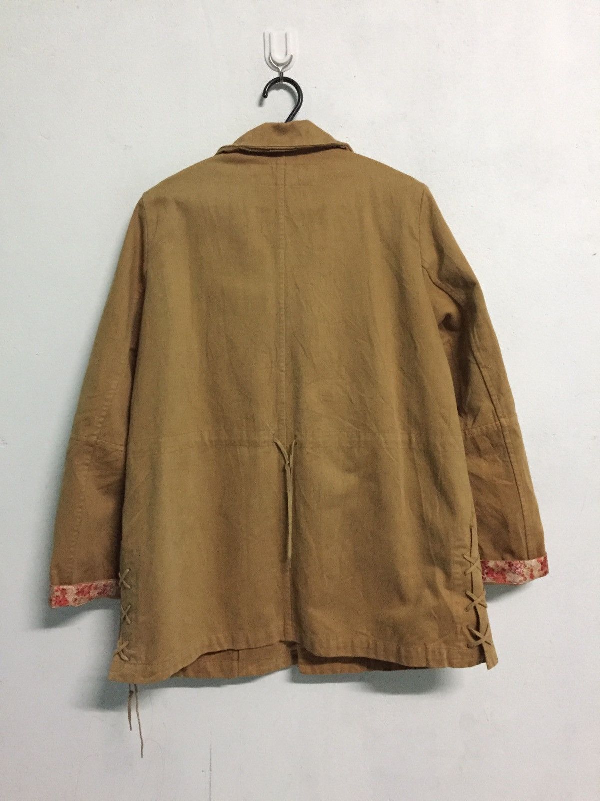 Issey Miyake × Japanese Brand × Vintage Sunao Kuwahara Lace Side Jacket Flowers End Sleeve Size US M / EU 48-50 / 2 - 8 Thumbnail