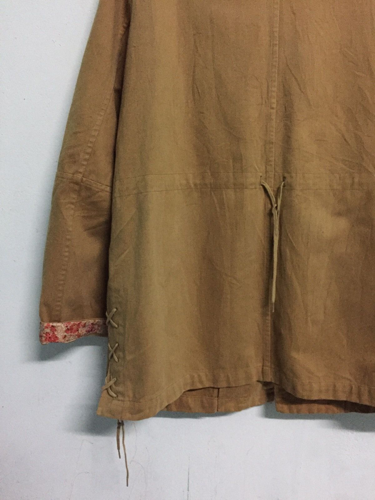 Issey Miyake × Japanese Brand × Vintage Sunao Kuwahara Lace Side Jacket Flowers End Sleeve Size US M / EU 48-50 / 2 - 11 Thumbnail
