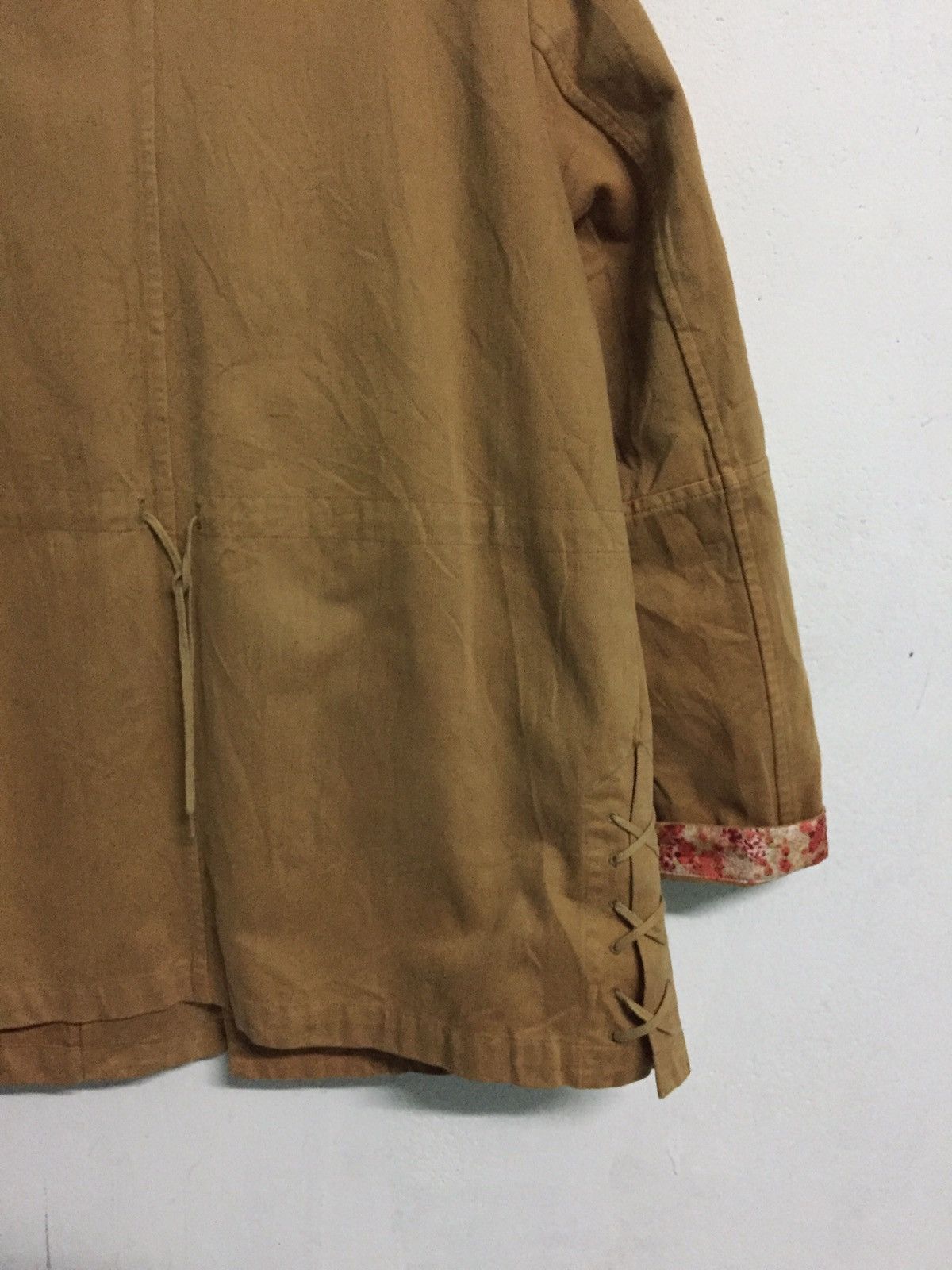 Issey Miyake × Japanese Brand × Vintage Sunao Kuwahara Lace Side Jacket Flowers End Sleeve Size US M / EU 48-50 / 2 - 12 Thumbnail