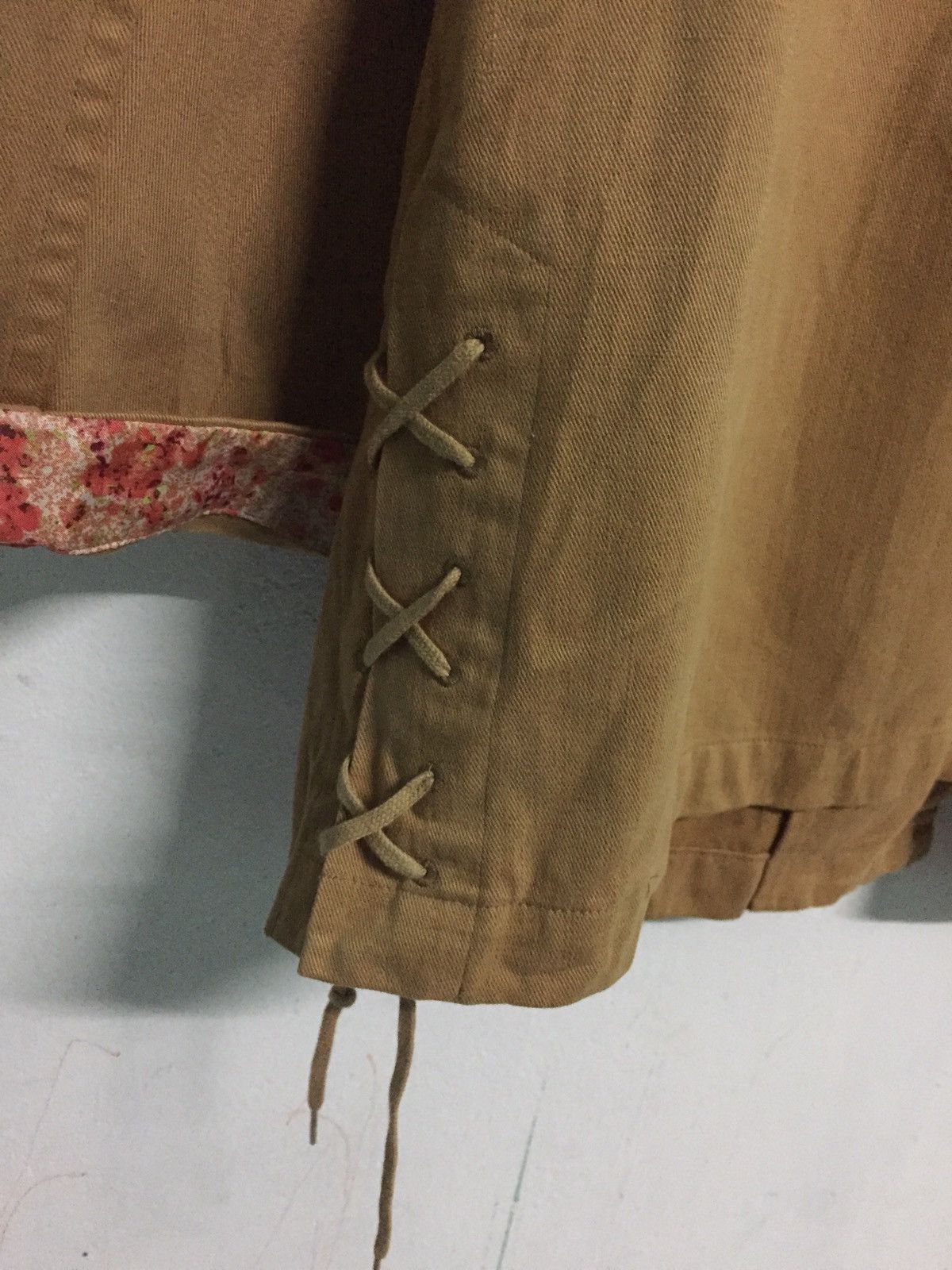 Issey Miyake × Japanese Brand × Vintage Sunao Kuwahara Lace Side Jacket Flowers End Sleeve Size US M / EU 48-50 / 2 - 13 Thumbnail