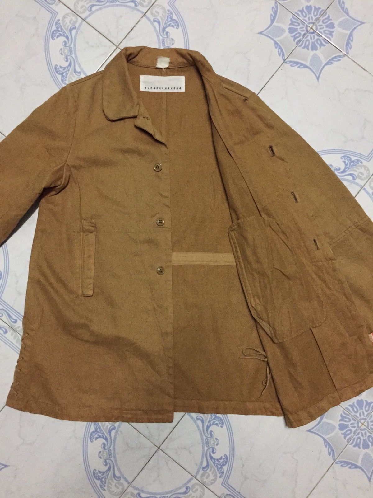 Issey Miyake × Japanese Brand × Vintage Sunao Kuwahara Lace Side Jacket Flowers End Sleeve Size US M / EU 48-50 / 2 - 16 Thumbnail