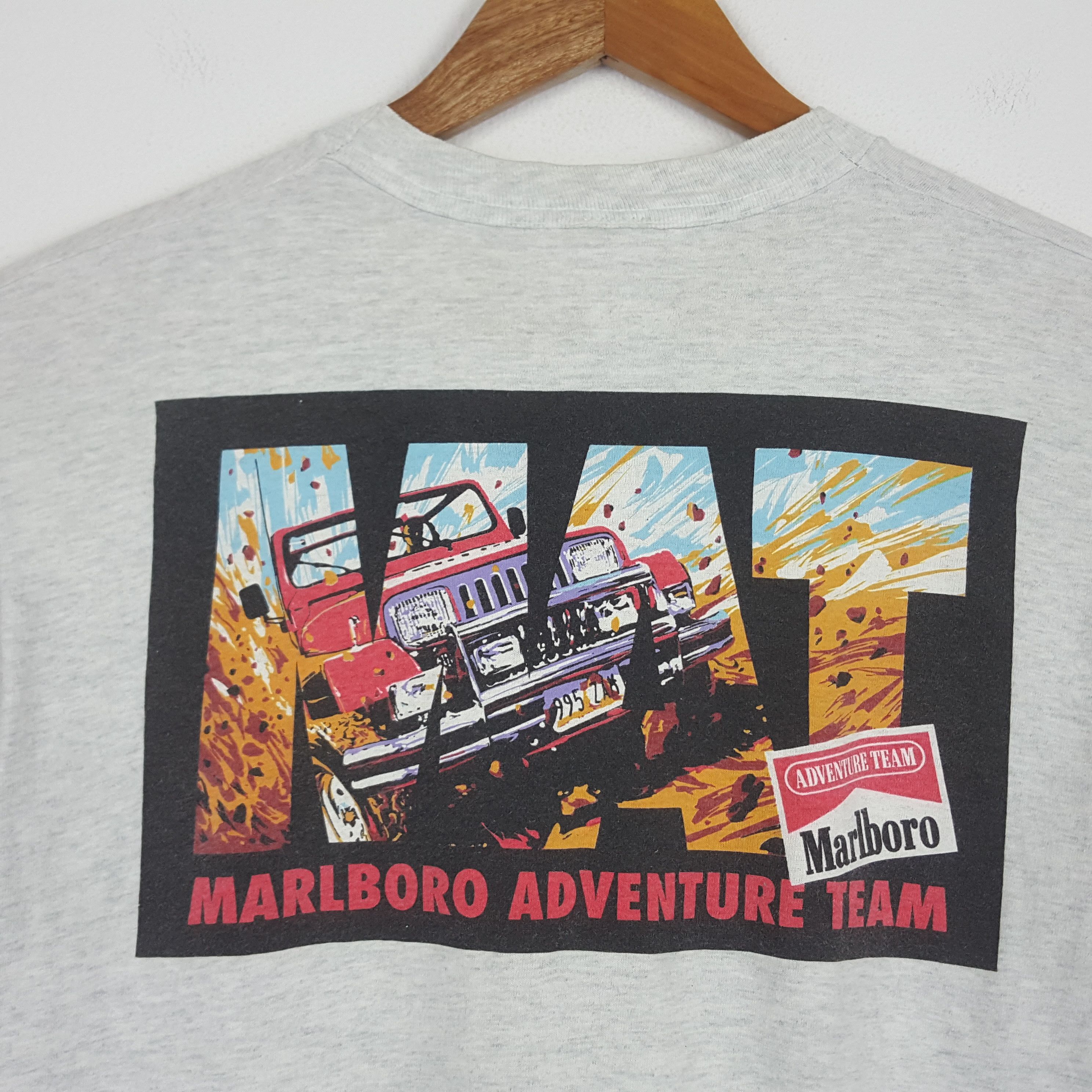 Marlboro × Vintage Vintage Marlboro X Extreme Sportswear Adventure Team Tees Size US M / EU 48-50 / 2 - 3 Thumbnail