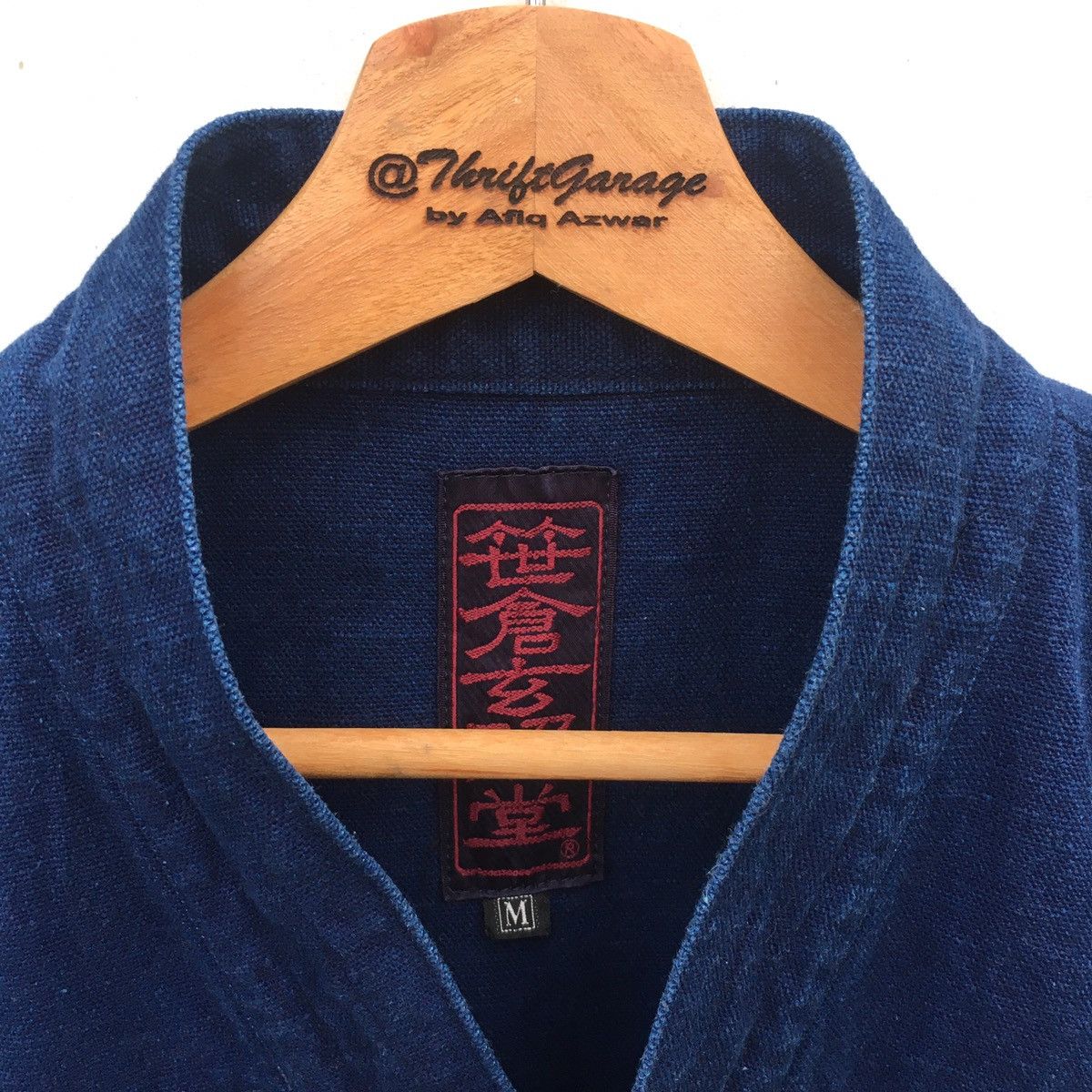Indigo Vtg Japanese HaoriNoragi Indigo Wrap Kimono Inspired Visvim Size US L / EU 52-54 / 3 - 3 Thumbnail